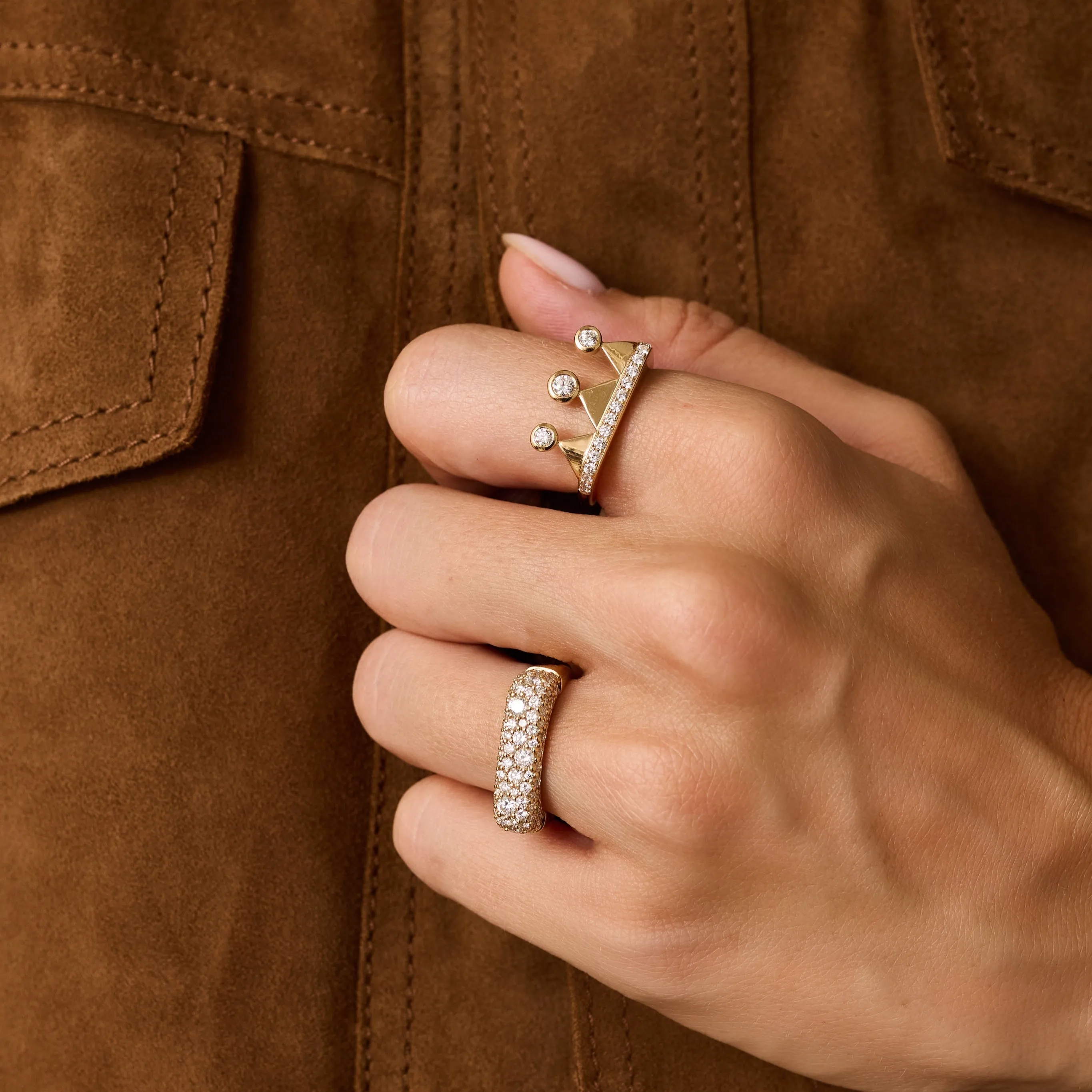 Sparkle Stack Ring