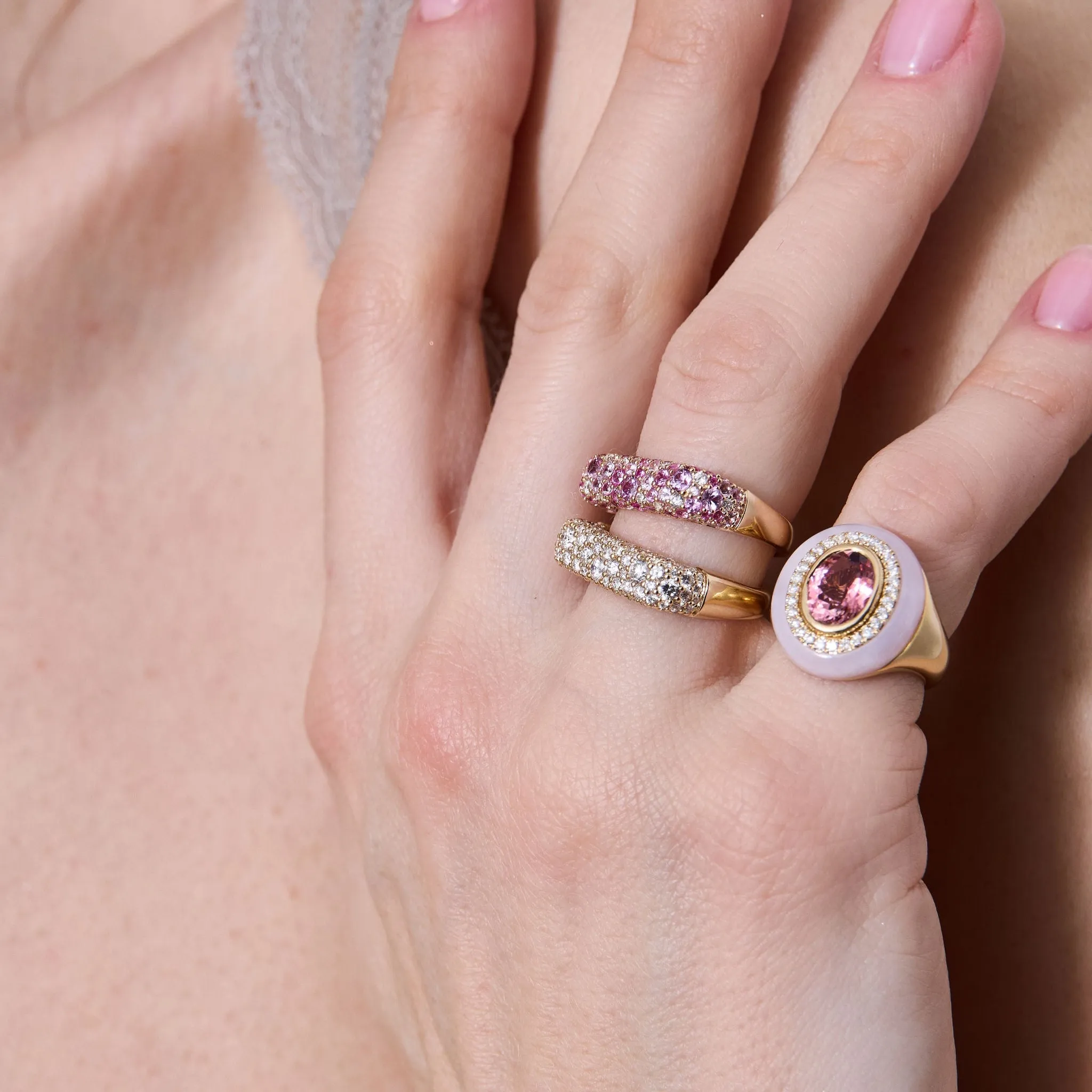 Sparkle Stack Ring