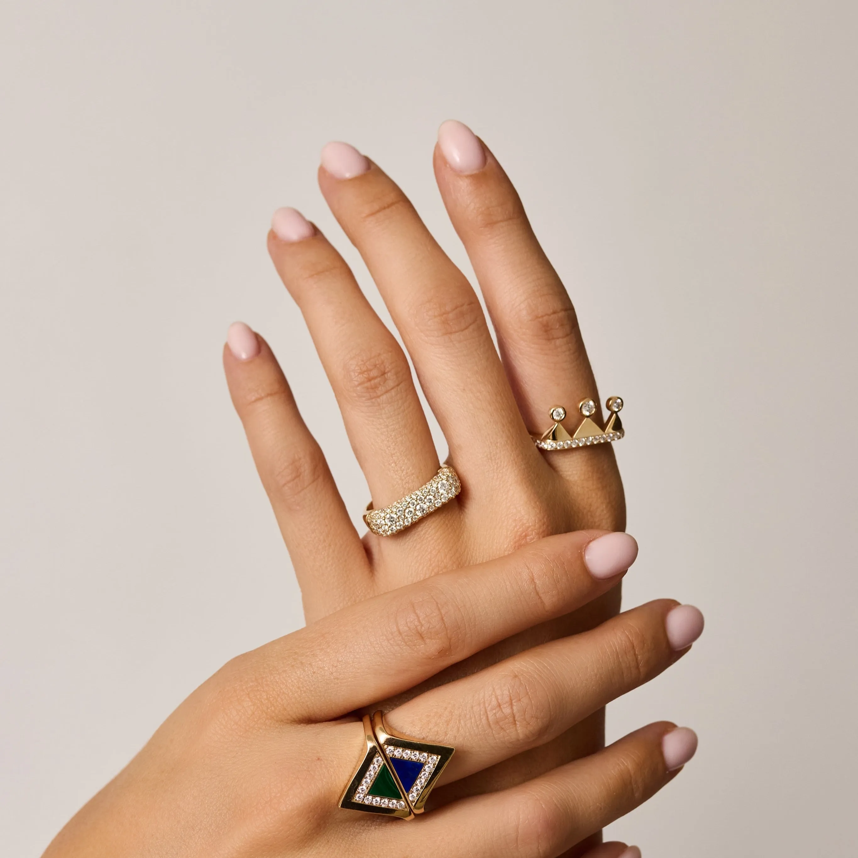 Sparkle Stack Ring