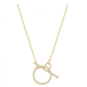 Sparkle Toggle Paperclip Necklace