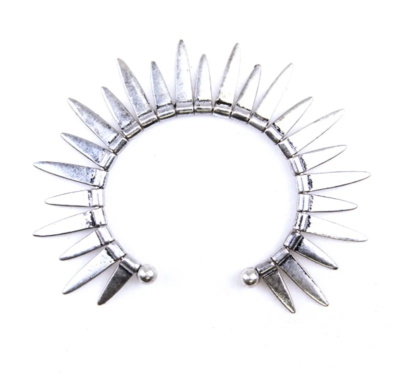 Spike Triangle Cuff Bracelet