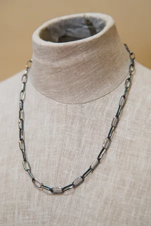 SS Lg Paperclip Chain 20"