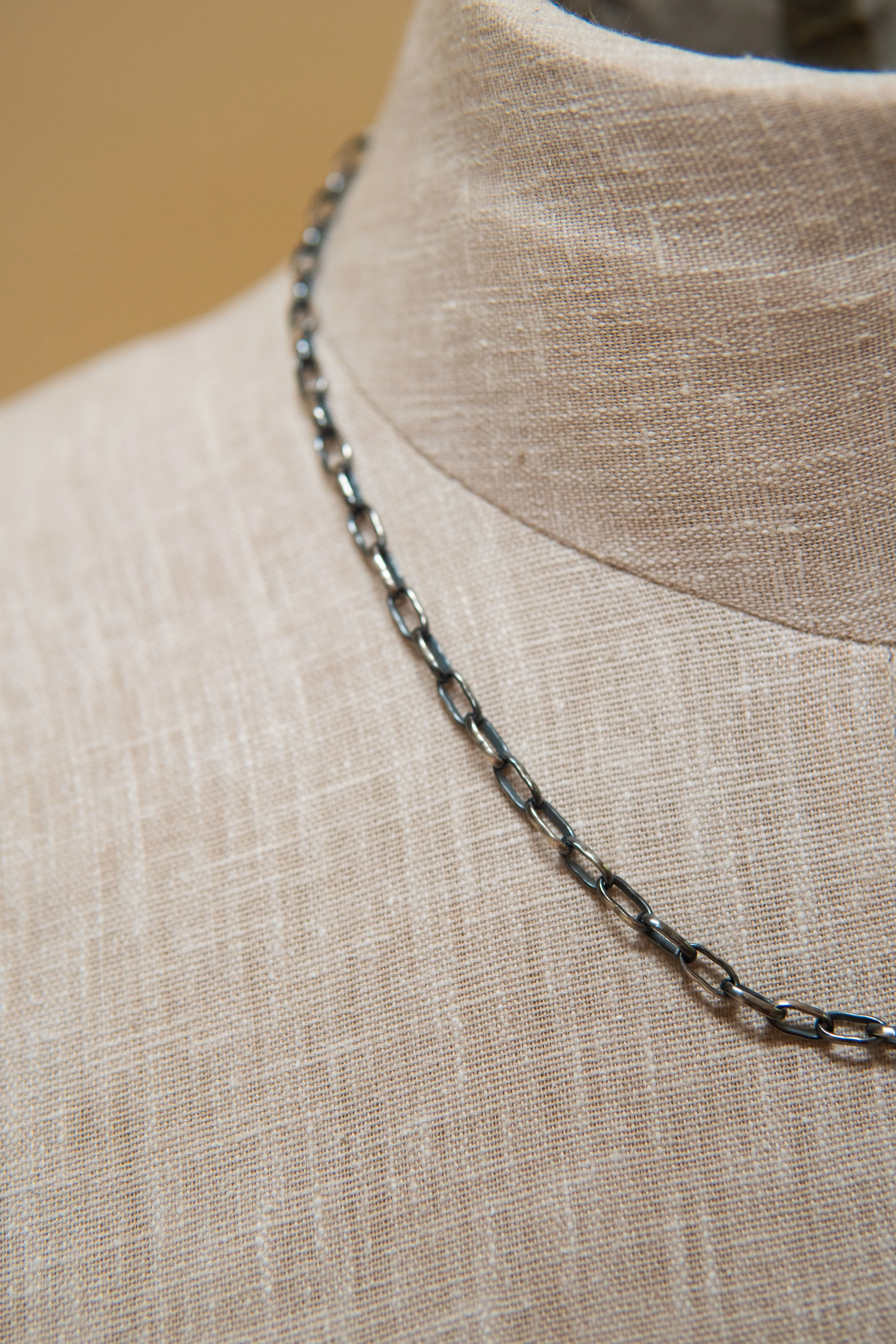 SS Paperclip Chain 17"