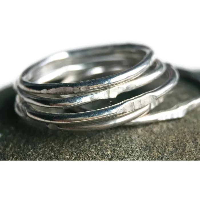 Stack Ring ~ Square Sterling Silver
