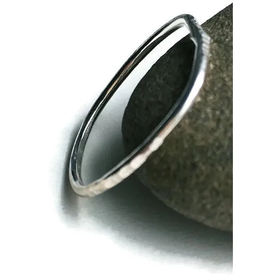 Stack Ring ~ Square Sterling Silver