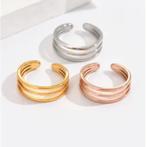STACK TOE RING  - ROSE GOLD / GOLD & SILVER WATERPROOF TOE RINGS