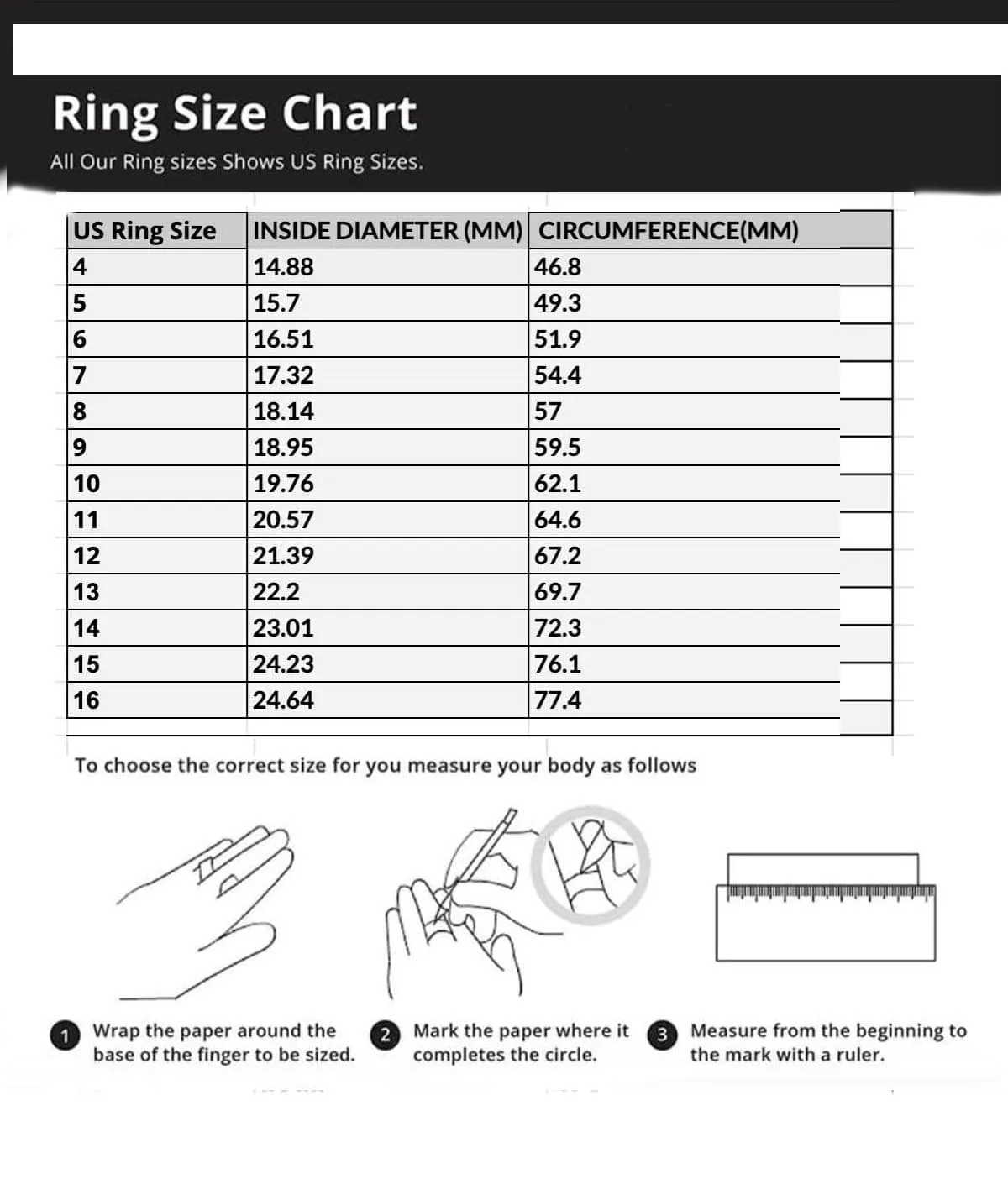 Stainless Steel Biker Rings with Ruby CZ