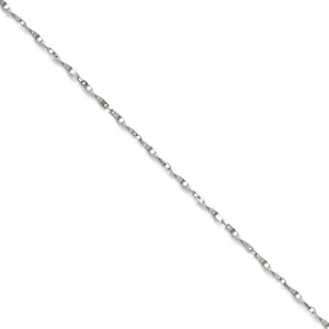 Stainless Steel Polished Fancy Link Spiral Chain
