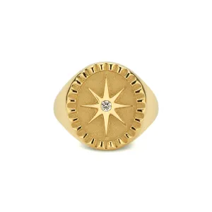 Star Signet Ring