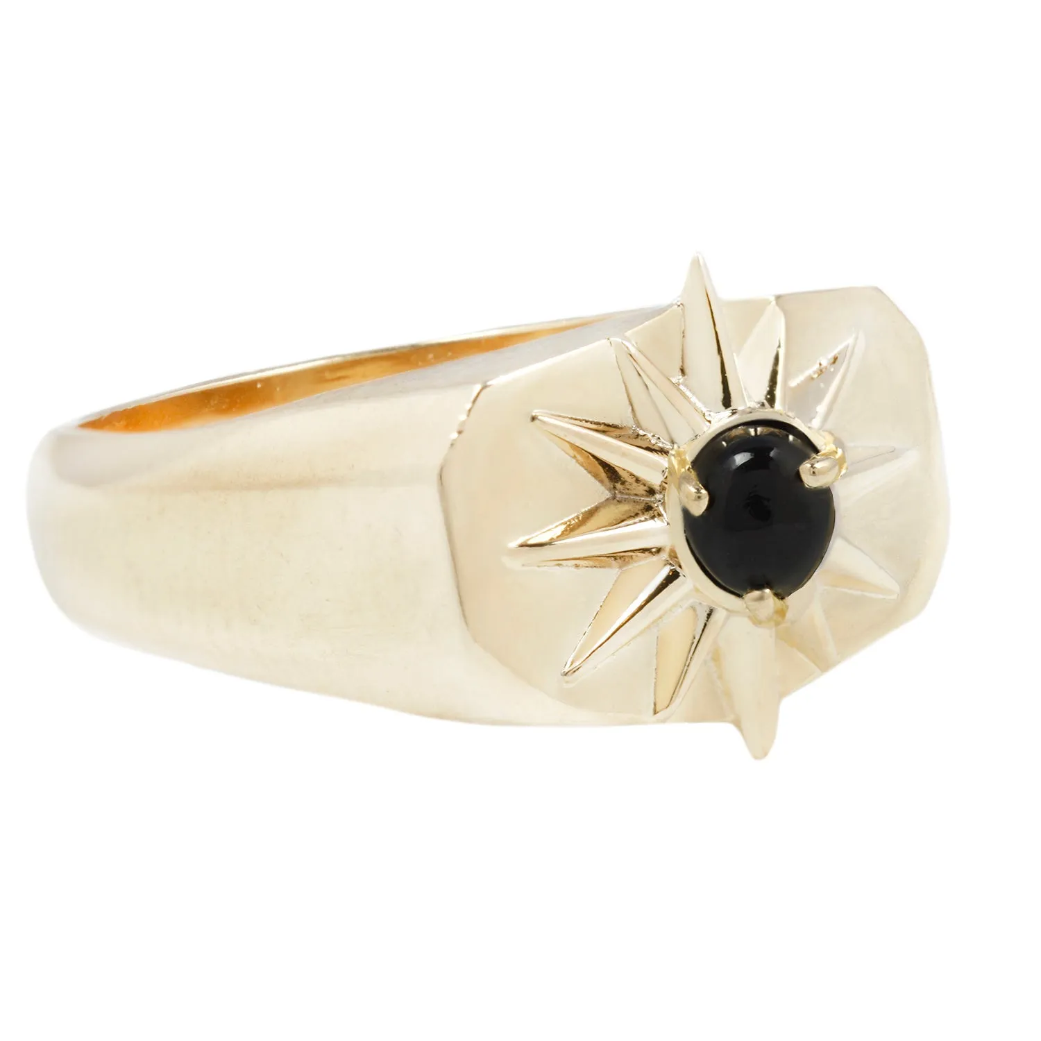 Starburst Signet in Black Onyx