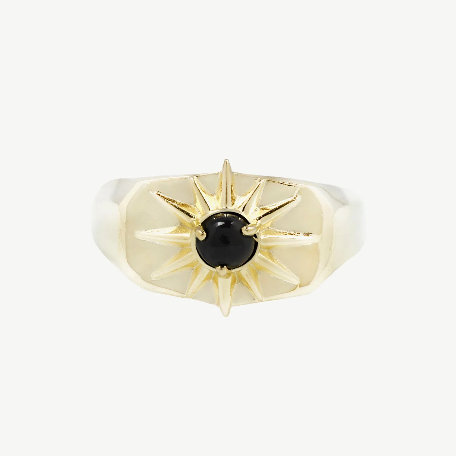 Starburst Signet in Black Onyx