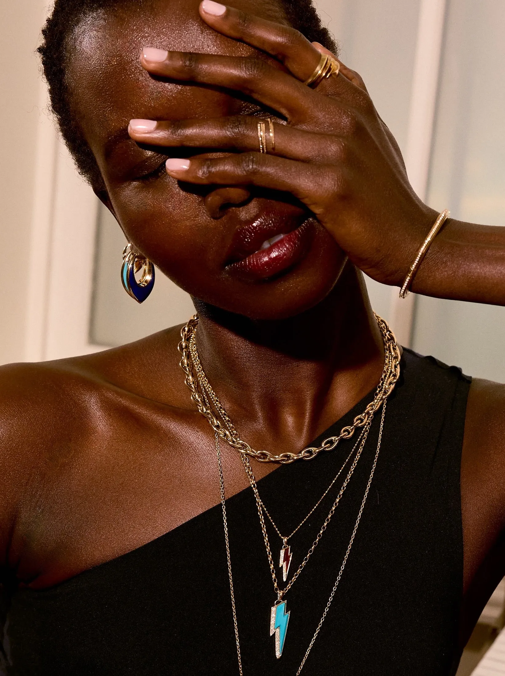 Stardust Inlay Hoops