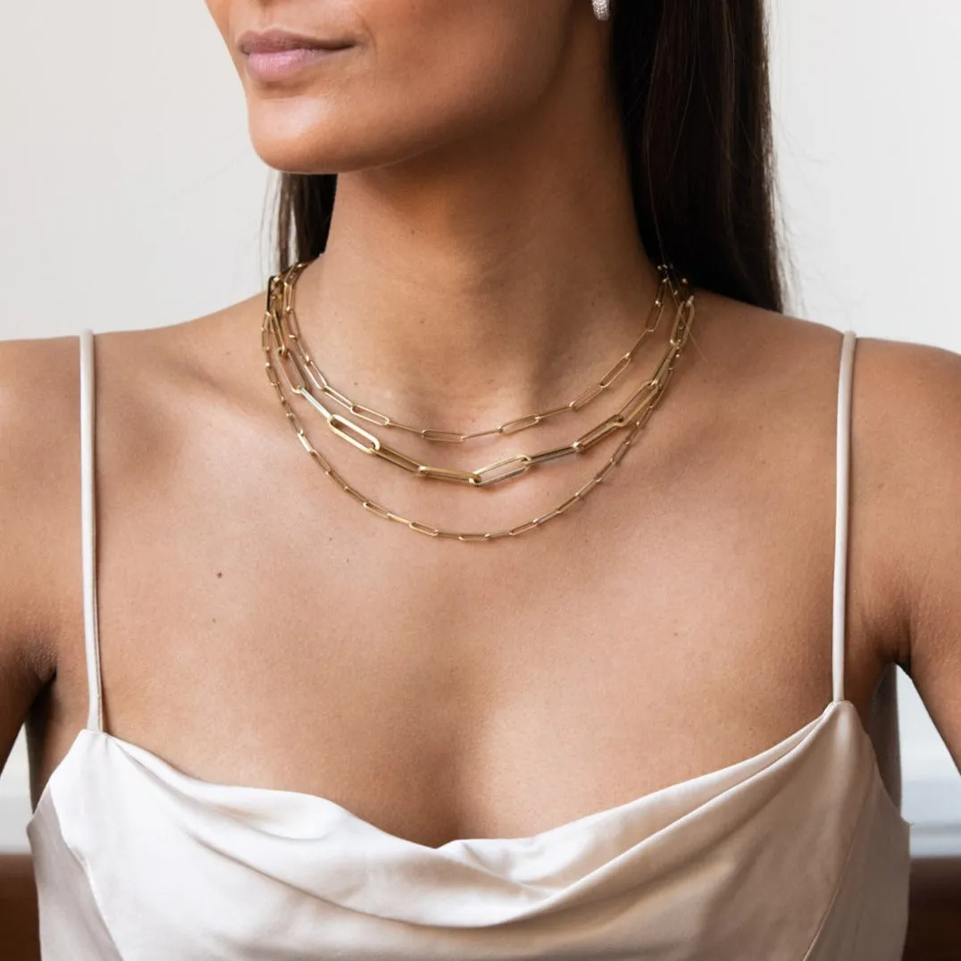 Statement Paperclip Necklace