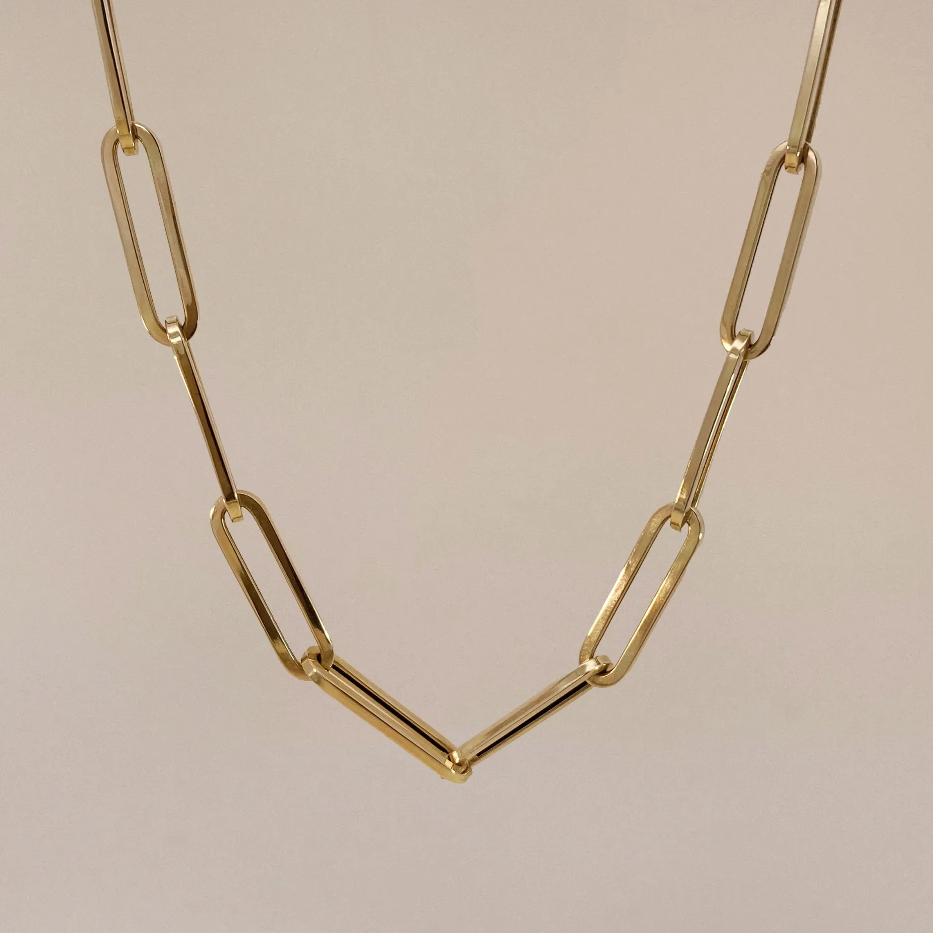 Statement Paperclip Necklace