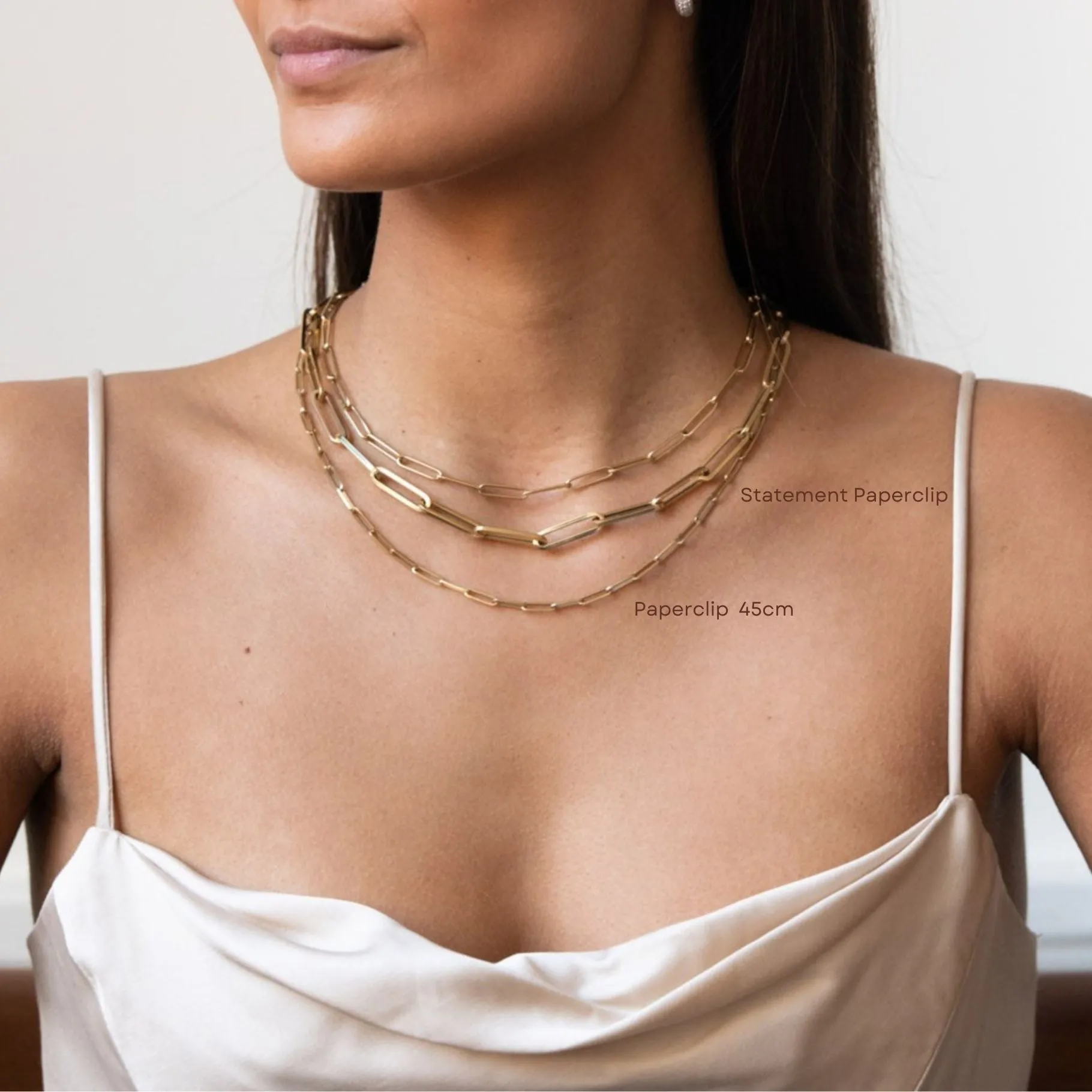 Statement Paperclip Necklace