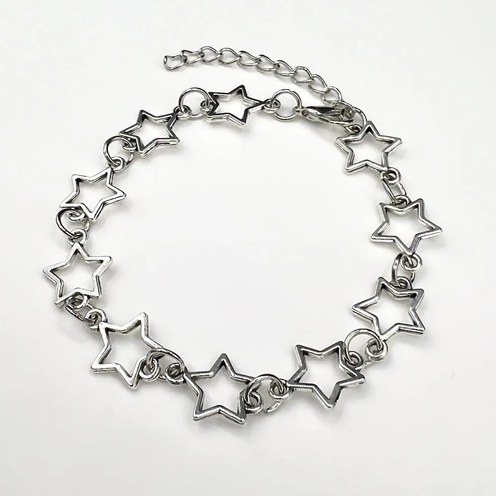 Stellar Link Chain Bracelet - Silver