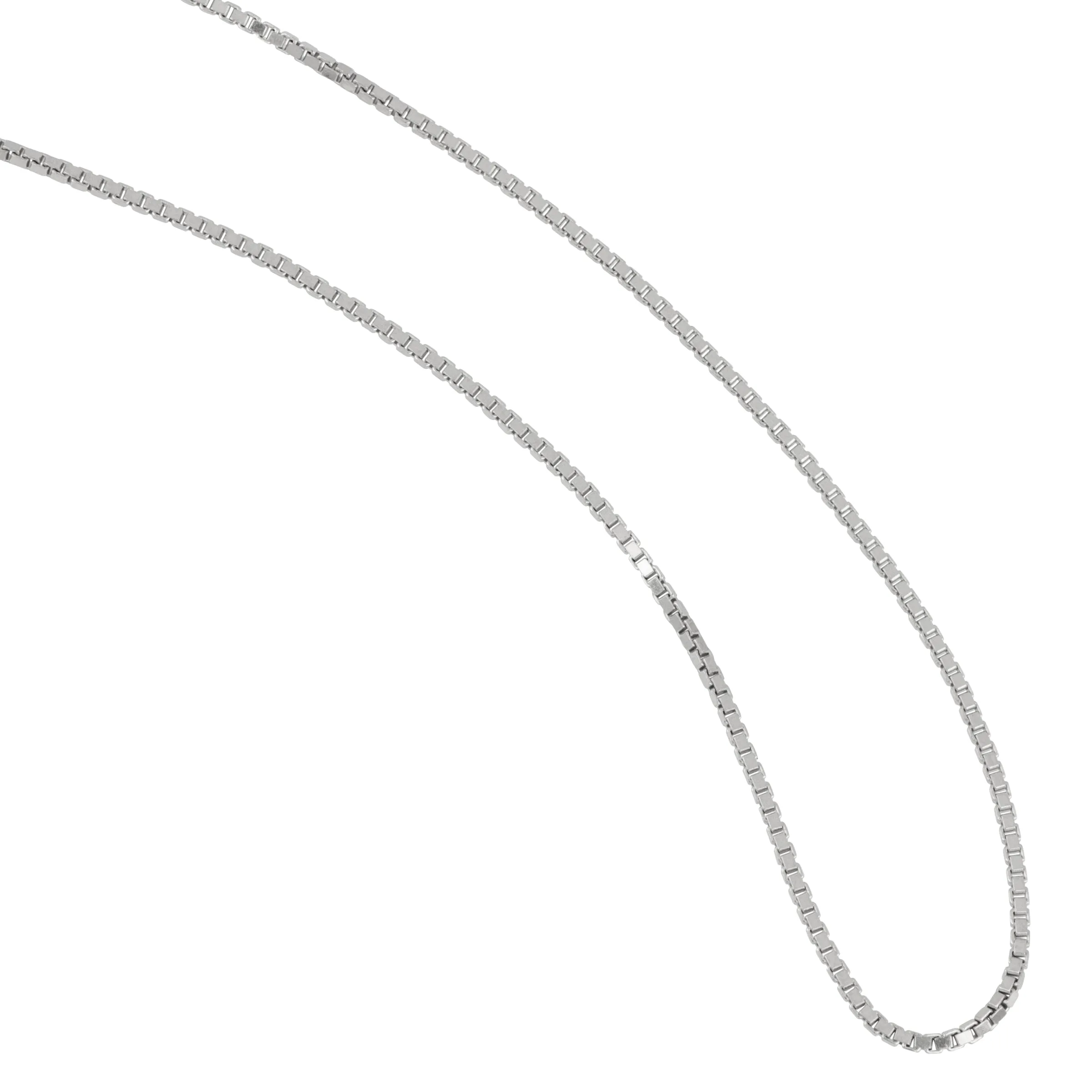 Sterling Silver 1.1 mm Box Chain 24"