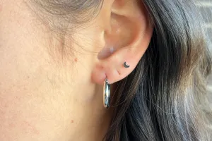 Sterling Silver 18mm Hoops