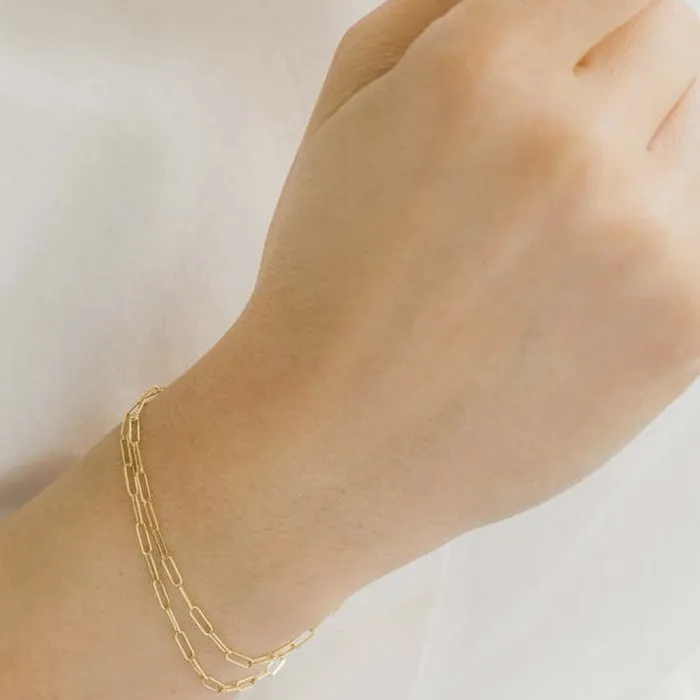 Sterling Silver (3mm) Paperclip Chains (16" - 36")