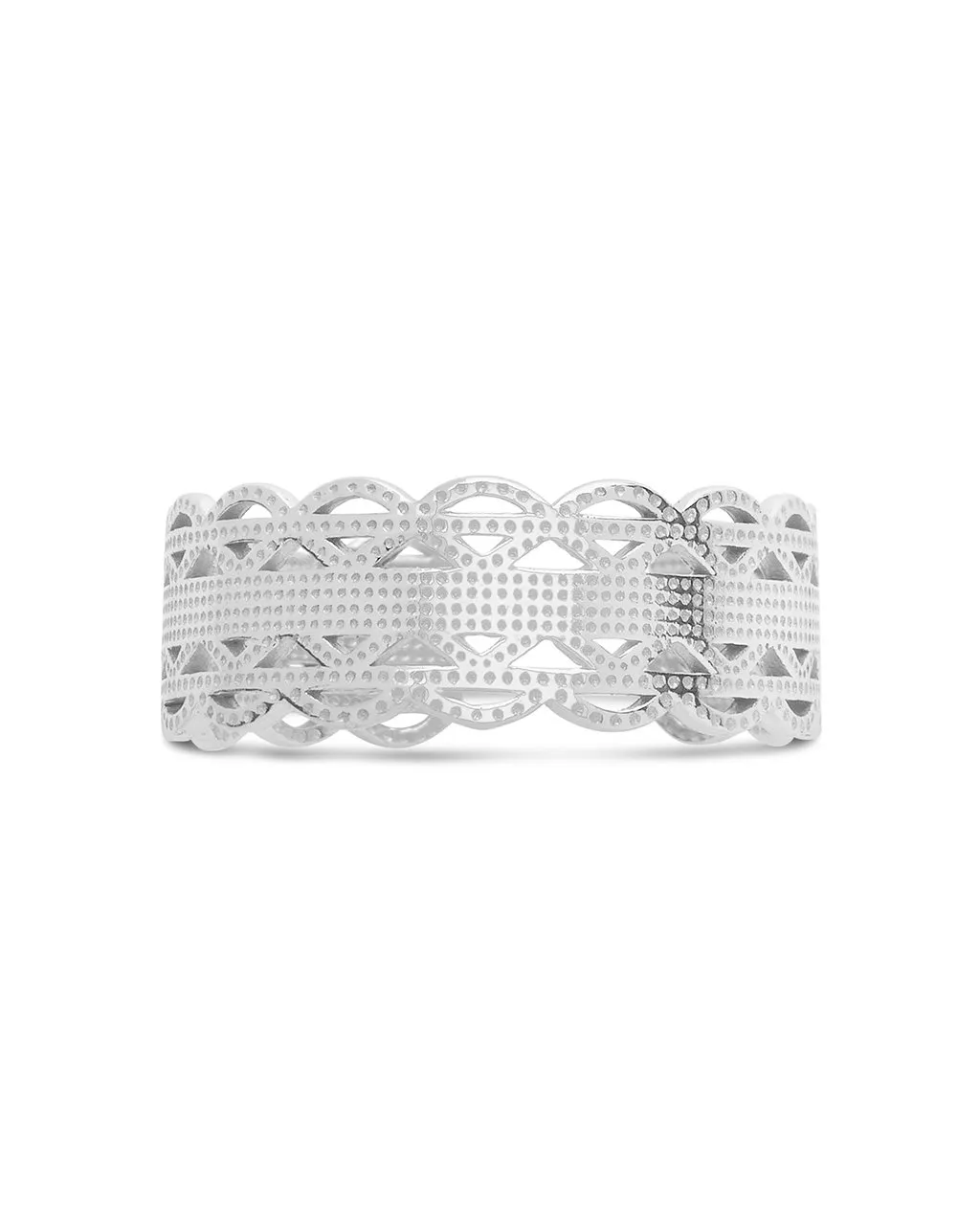 Sterling Silver Intertwined Band Ring