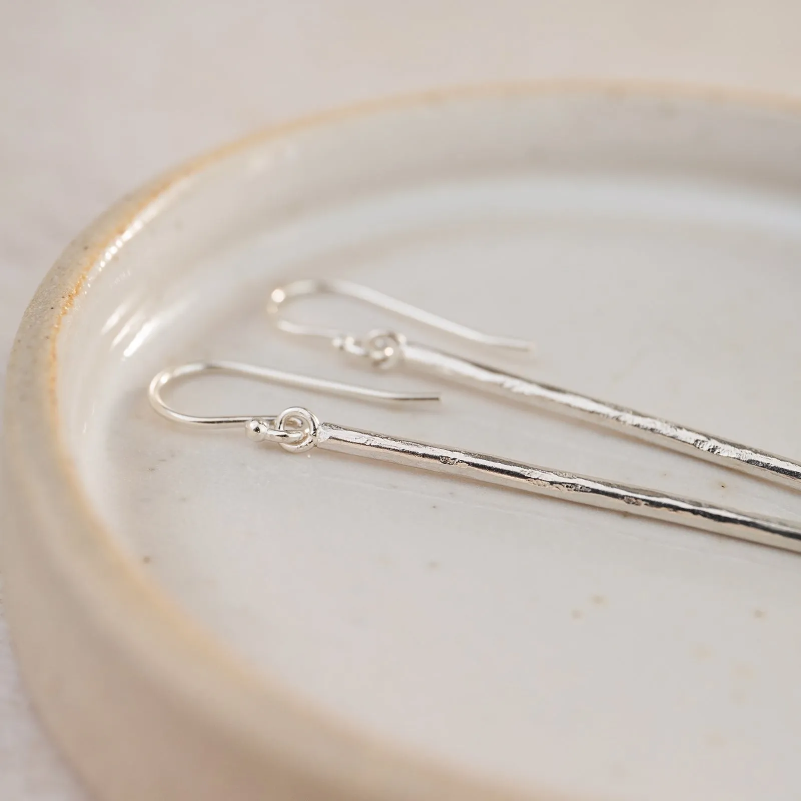 Sterling Silver Stick Earrings