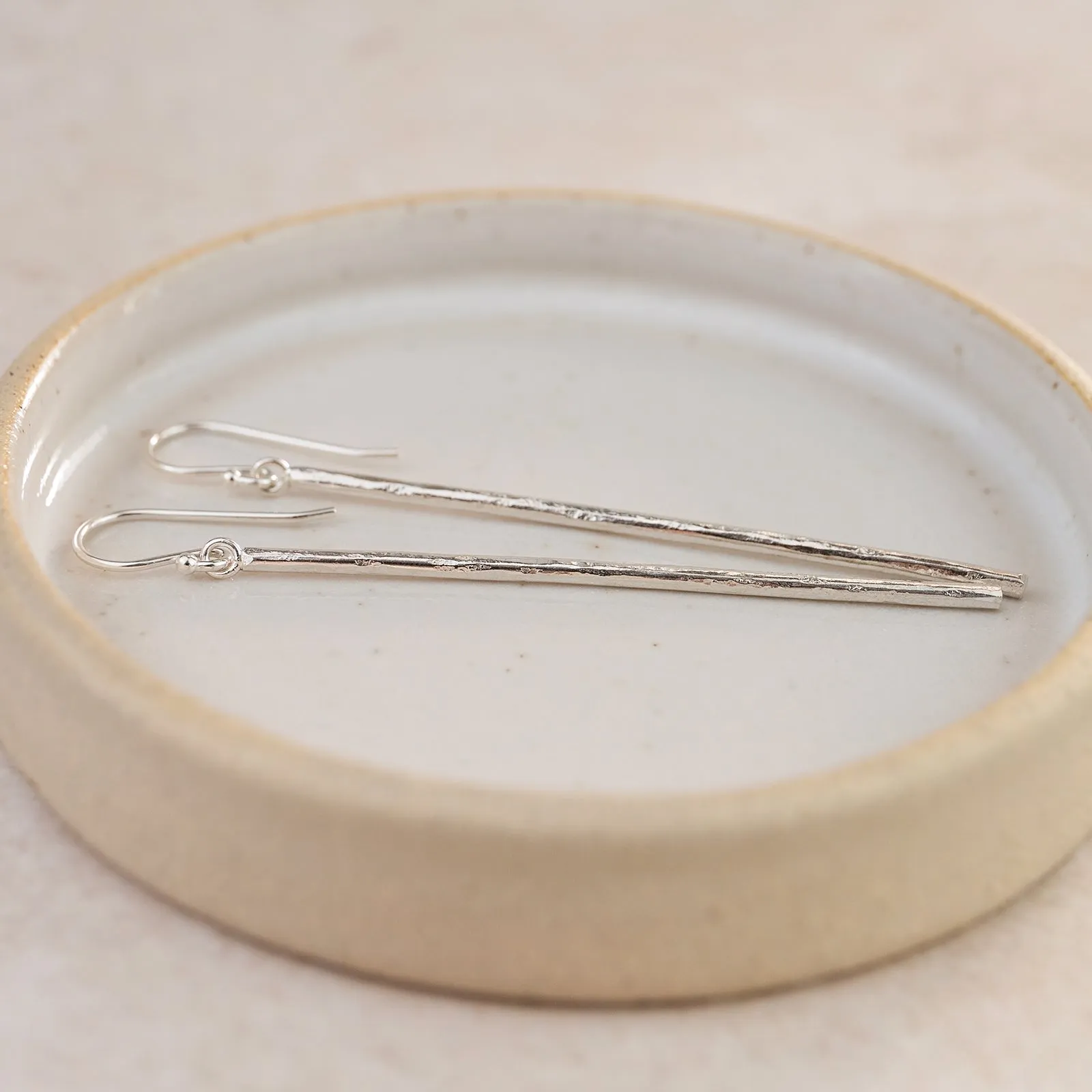 Sterling Silver Stick Earrings
