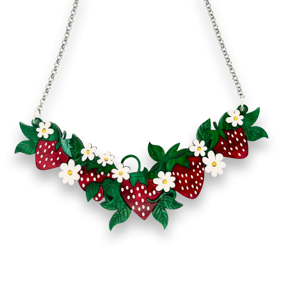 Strawberry 🍓 - necklace - Set of 2