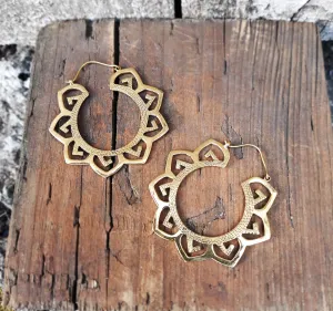 Sunflower Hoops EAR379