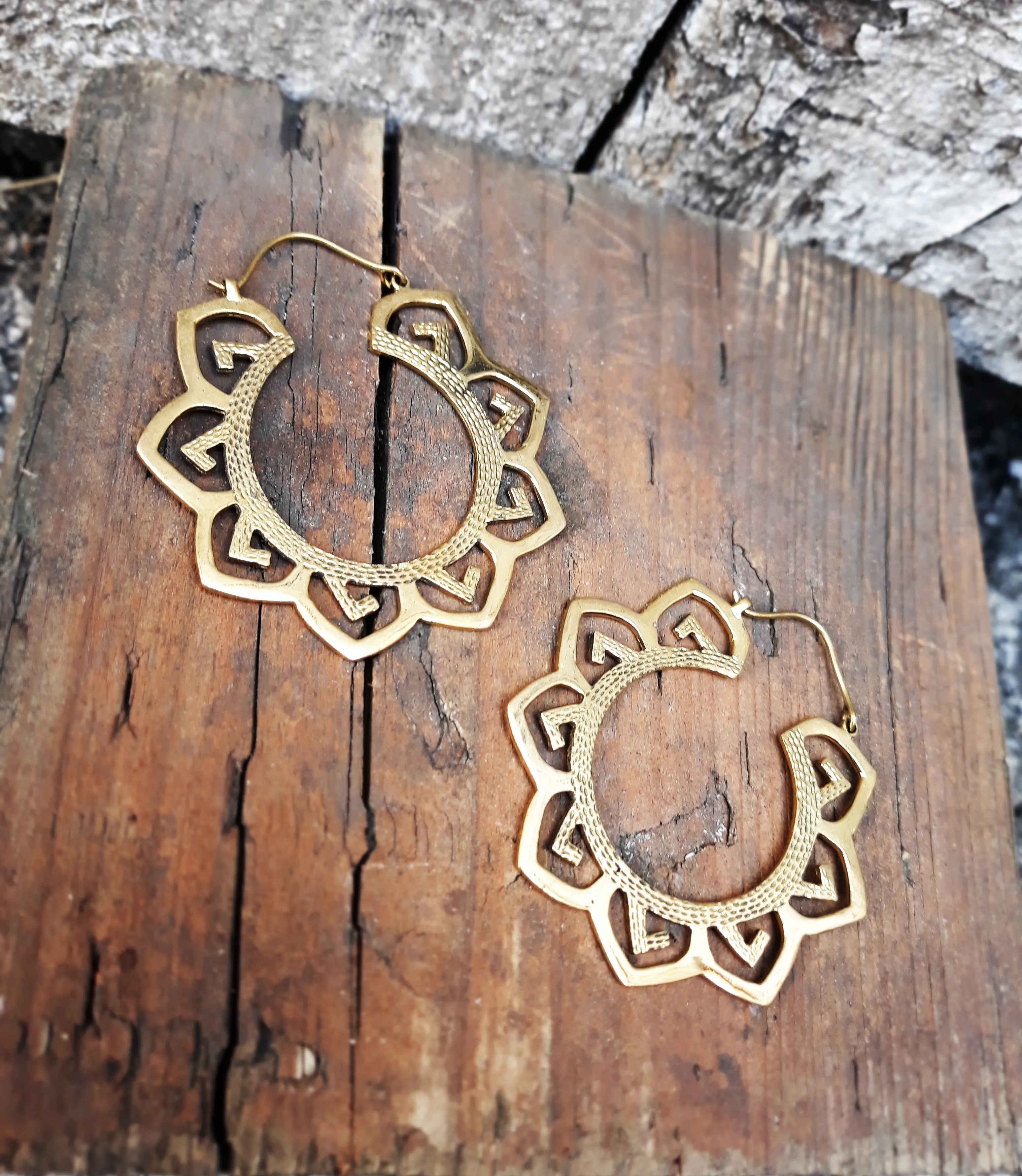 Sunflower Hoops EAR379