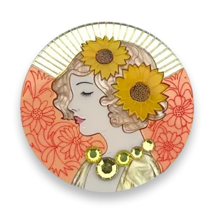 Sunflower muse🌻 - brooch - Set of 2