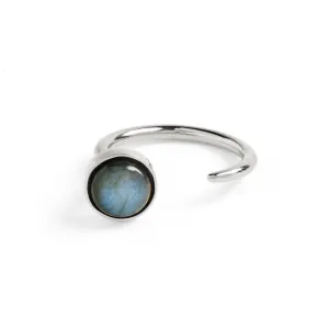 Tangent Ring in Silver