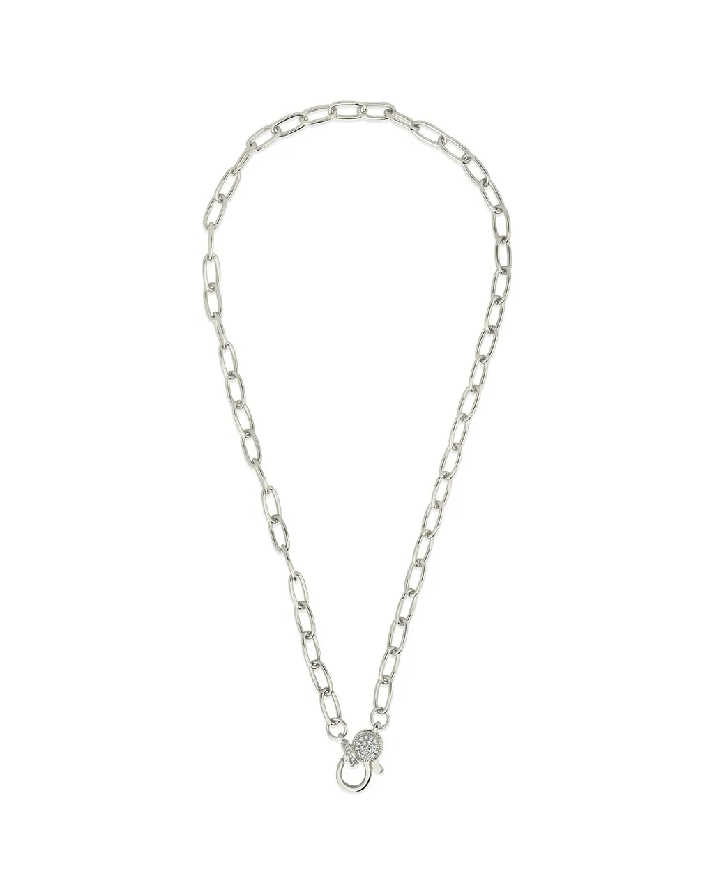 Tay Moonstone Charm & Chain Necklace