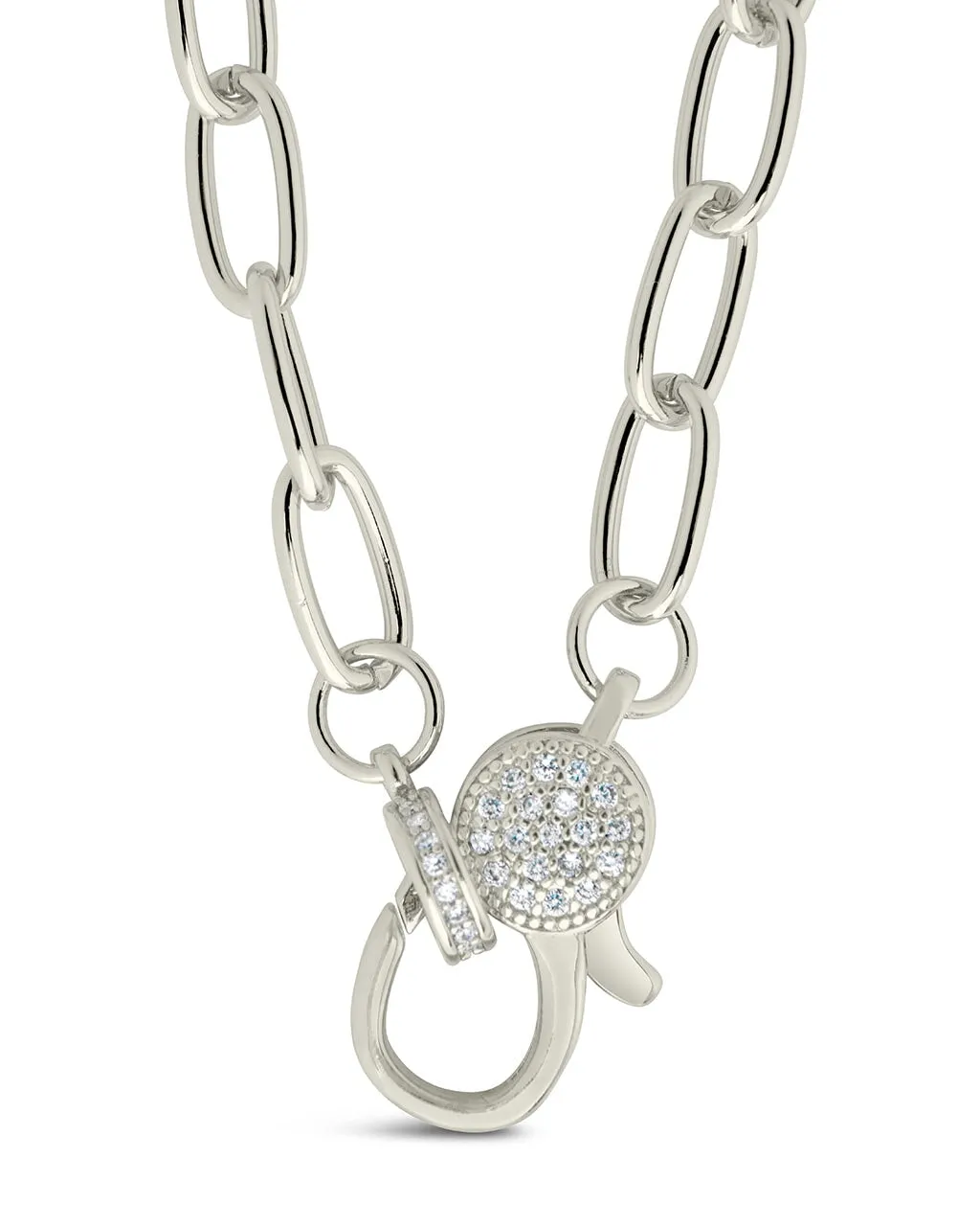 Tay Moonstone Charm & Chain Necklace