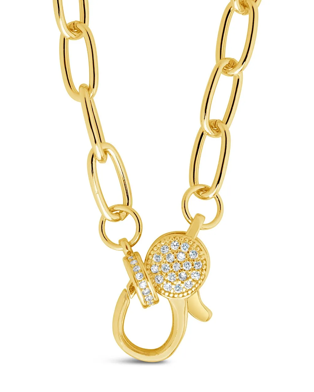 Tay Moonstone Charm & Chain Necklace