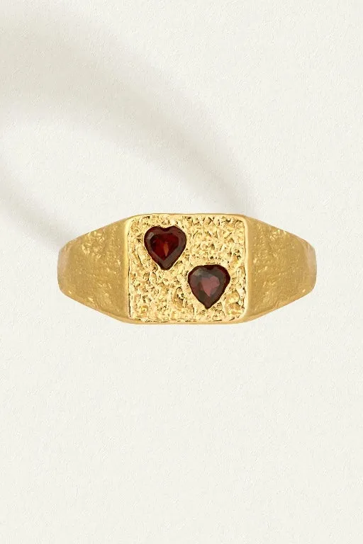 TEMPLE OF THE SUN - VENUS SIGNET RING