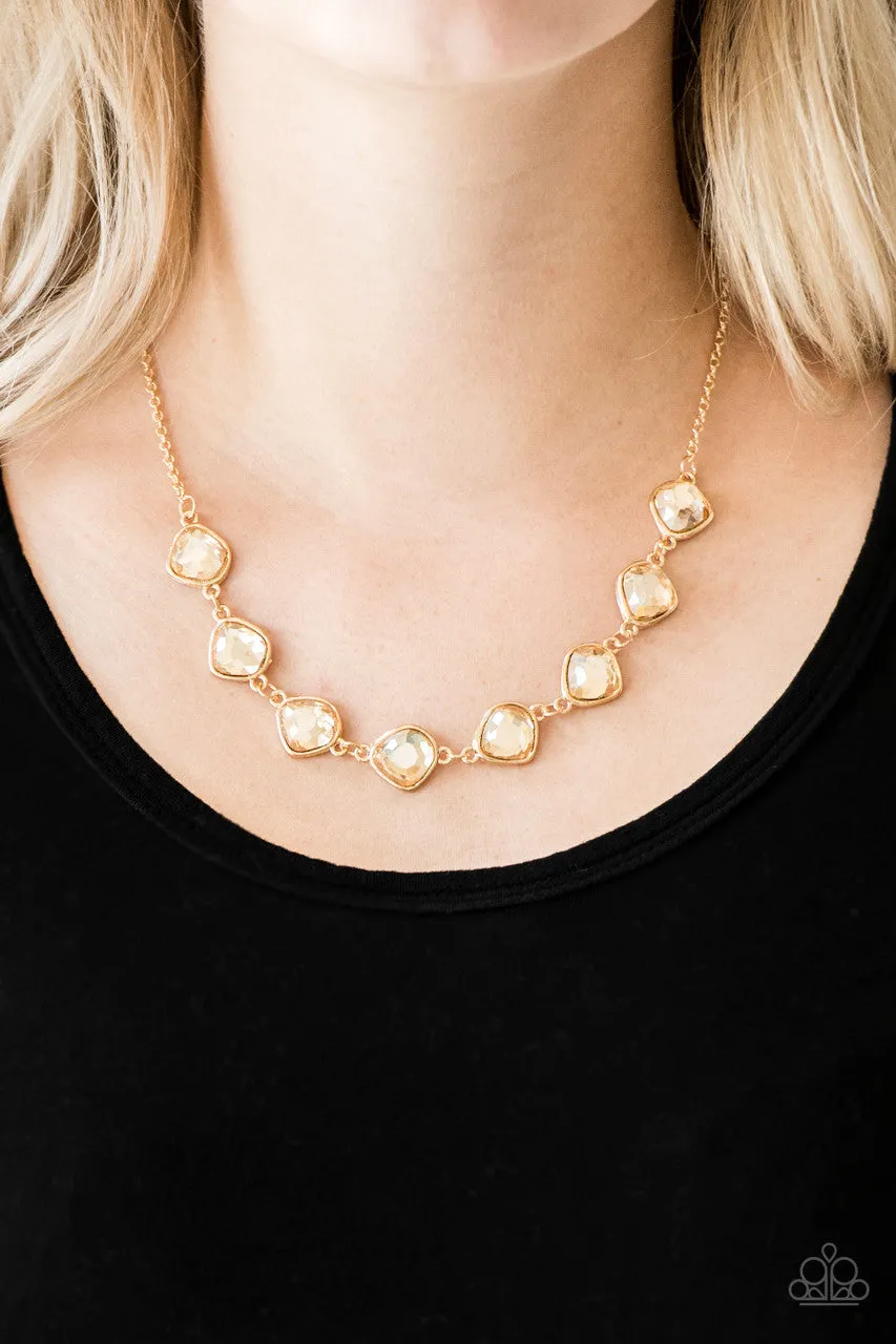 The Imperfectionist Gold Paparazzi Necklace