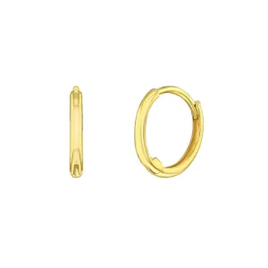 The Perfect Tiny Hoop 14k Gold Plated Baby Children Earrings