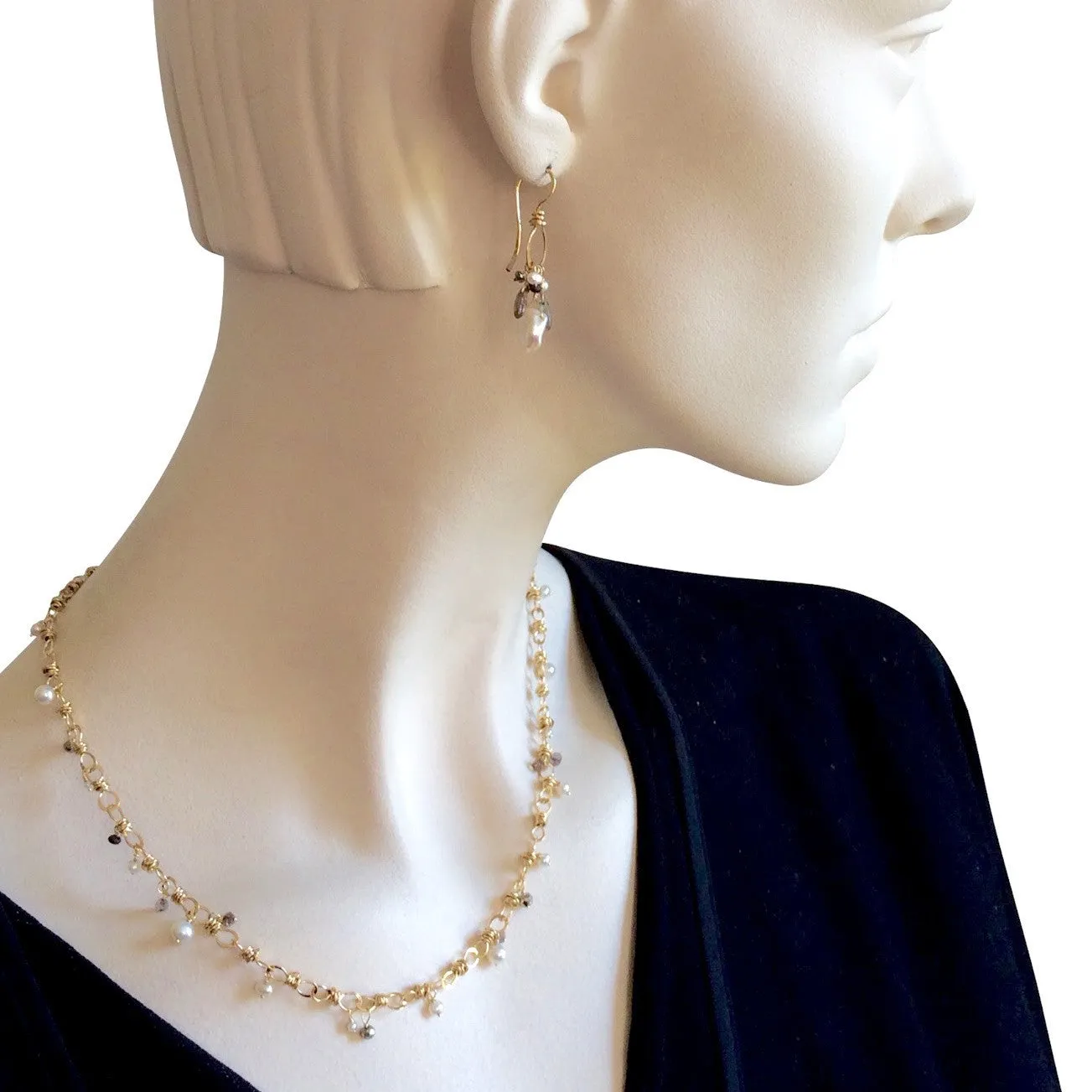 The Petite Bauble Link Necklace