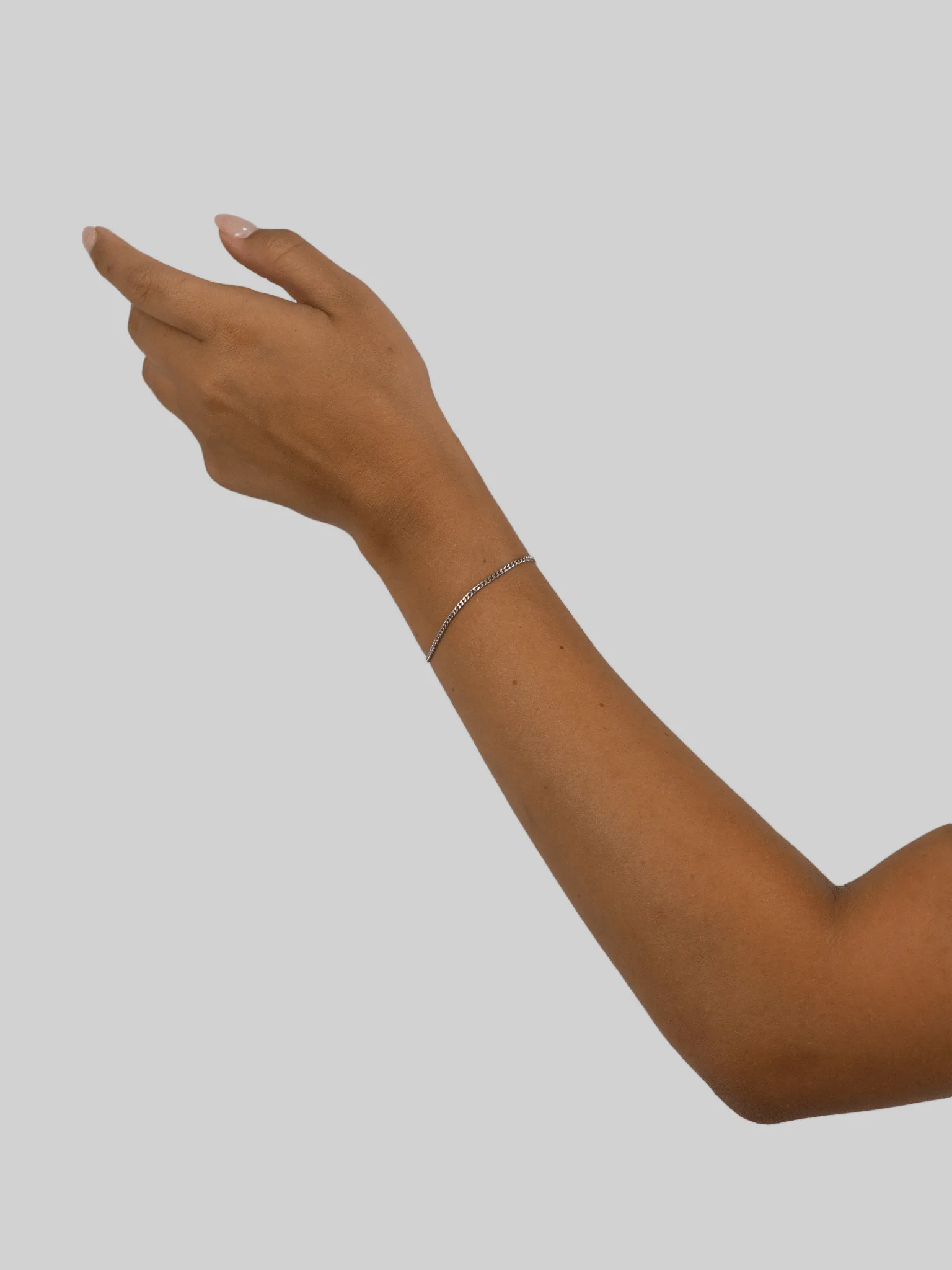 Thin Curb Chain Bracelet
