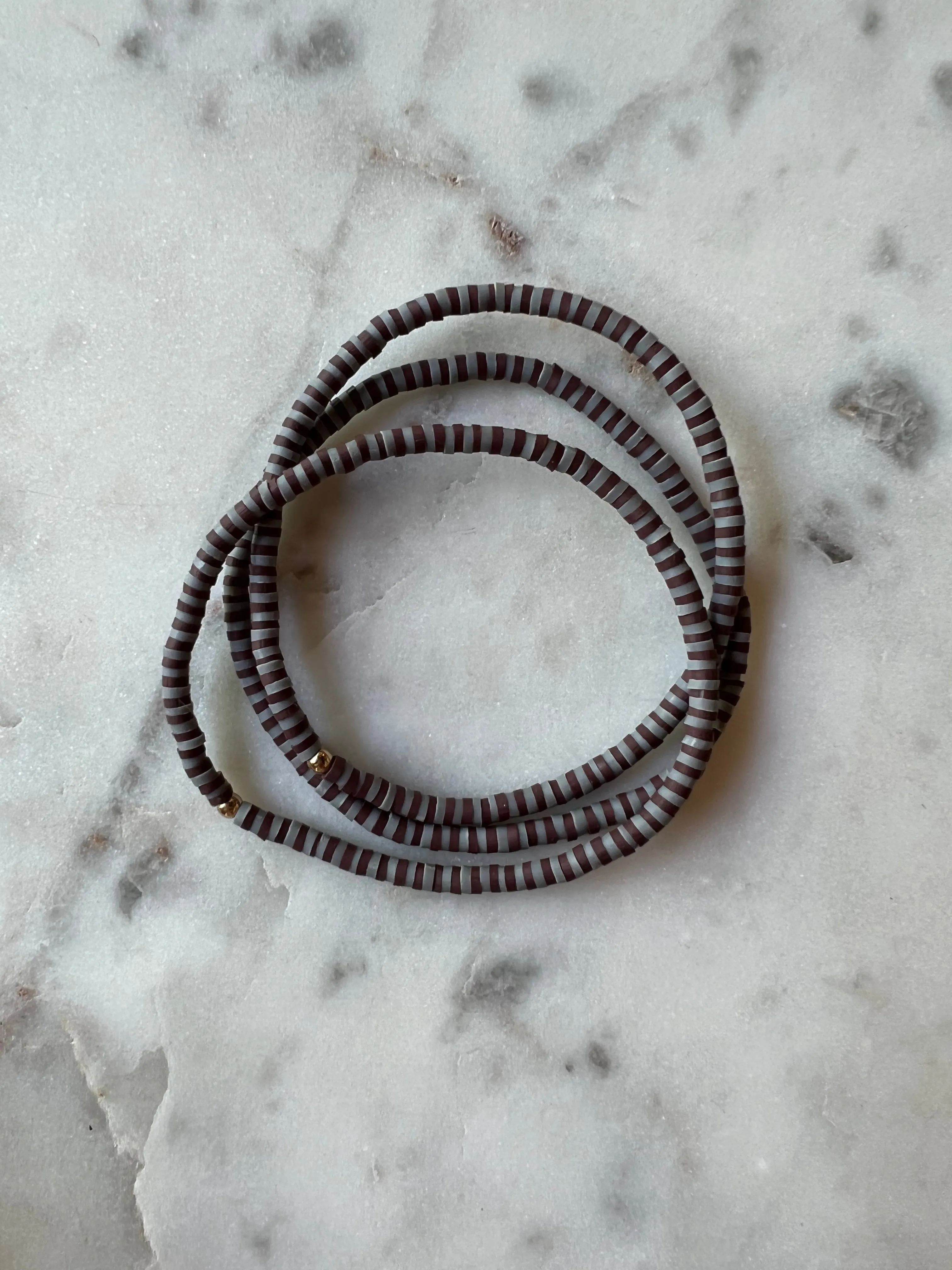 Thin Rubber Disk Bracelets