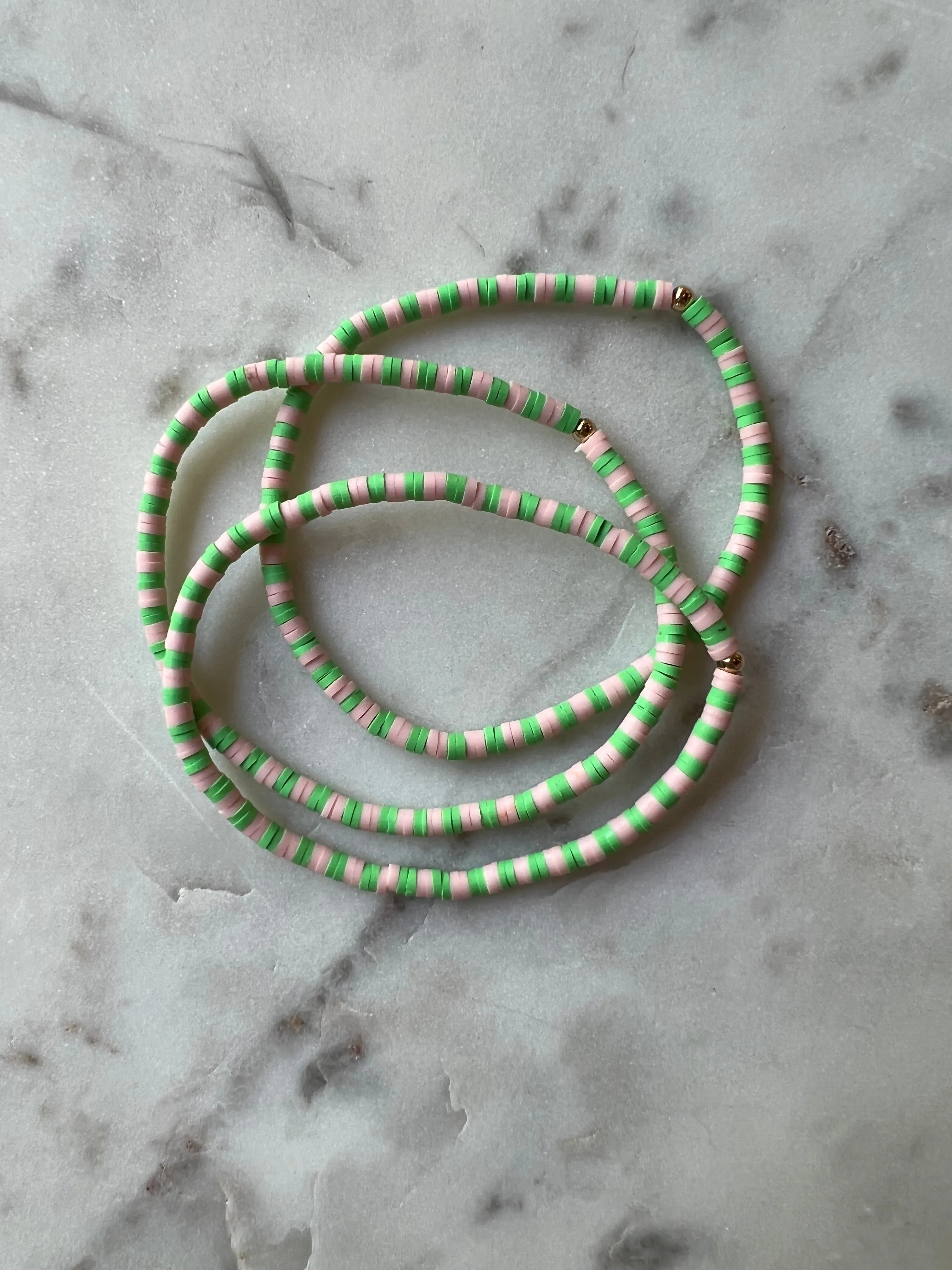 Thin Rubber Disk Bracelets