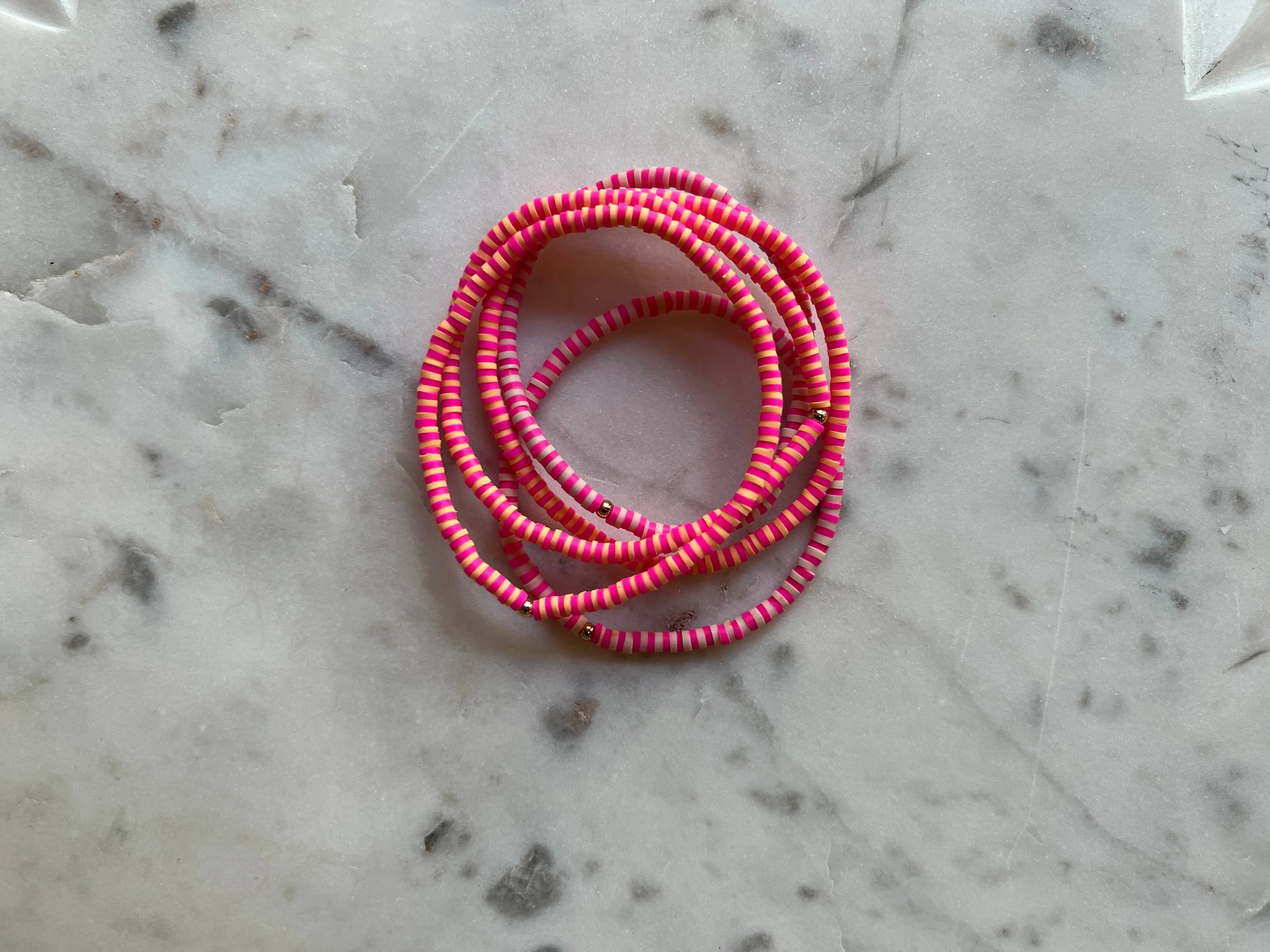Thin Rubber Disk Bracelets