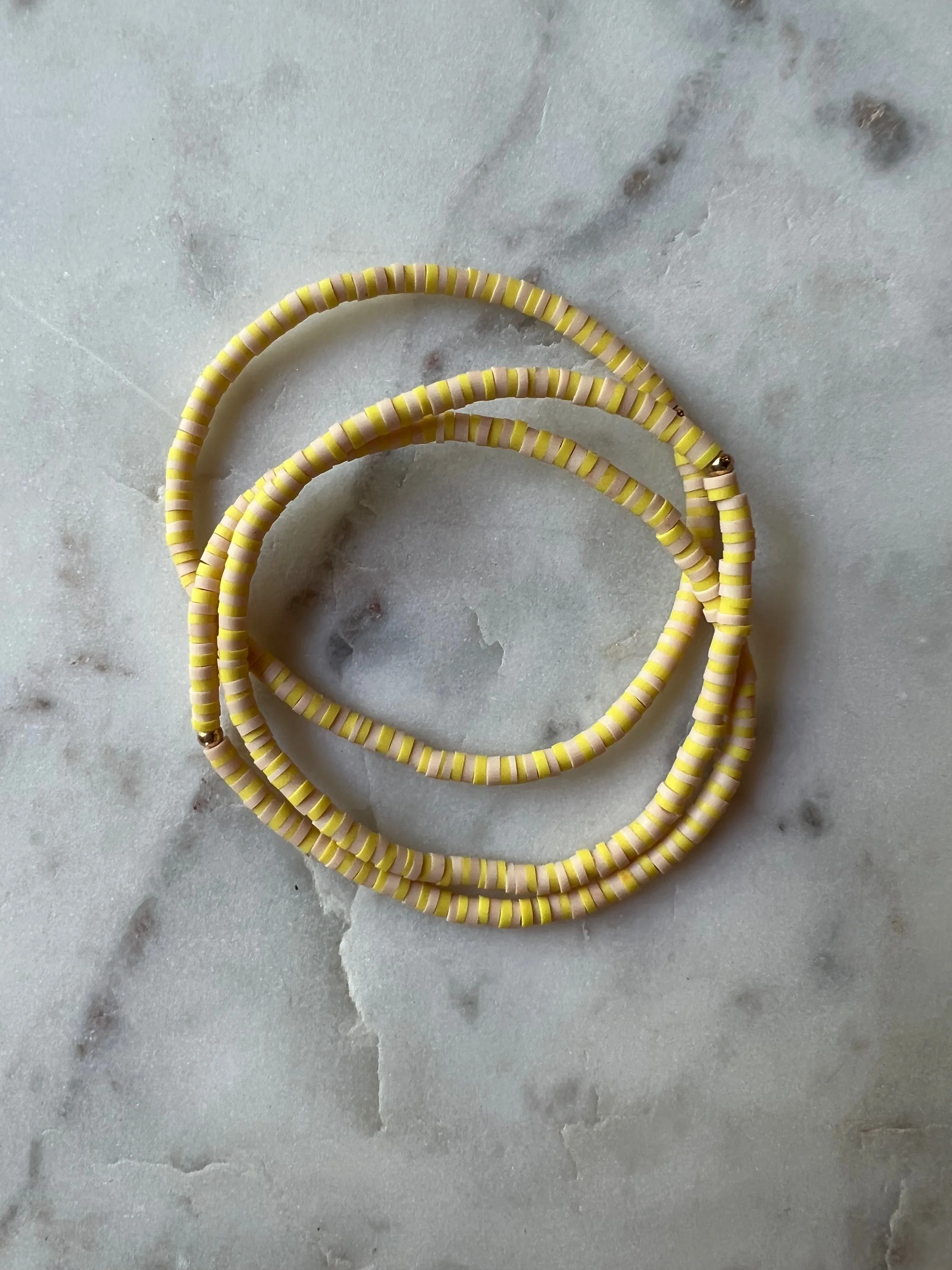 Thin Rubber Disk Bracelets
