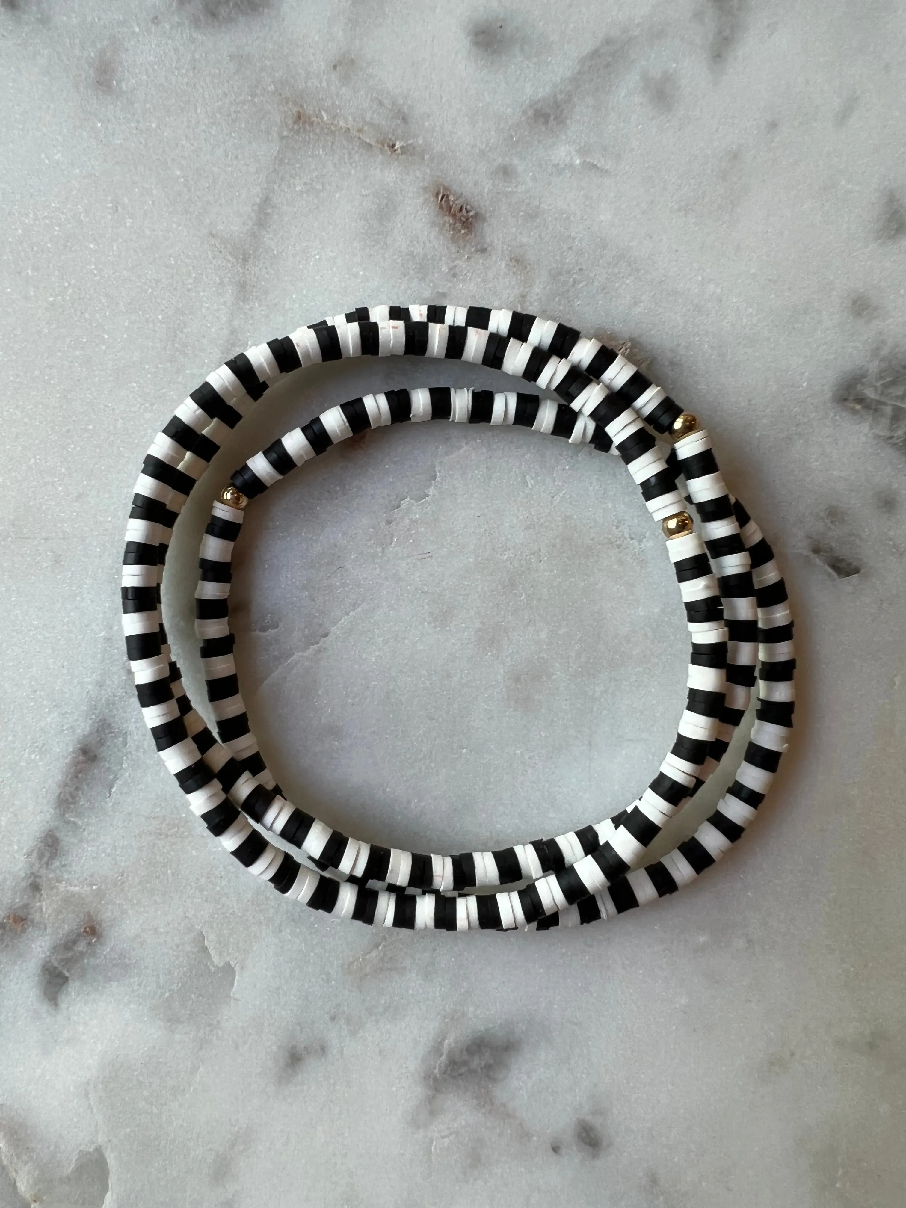 Thin Rubber Disk Bracelets