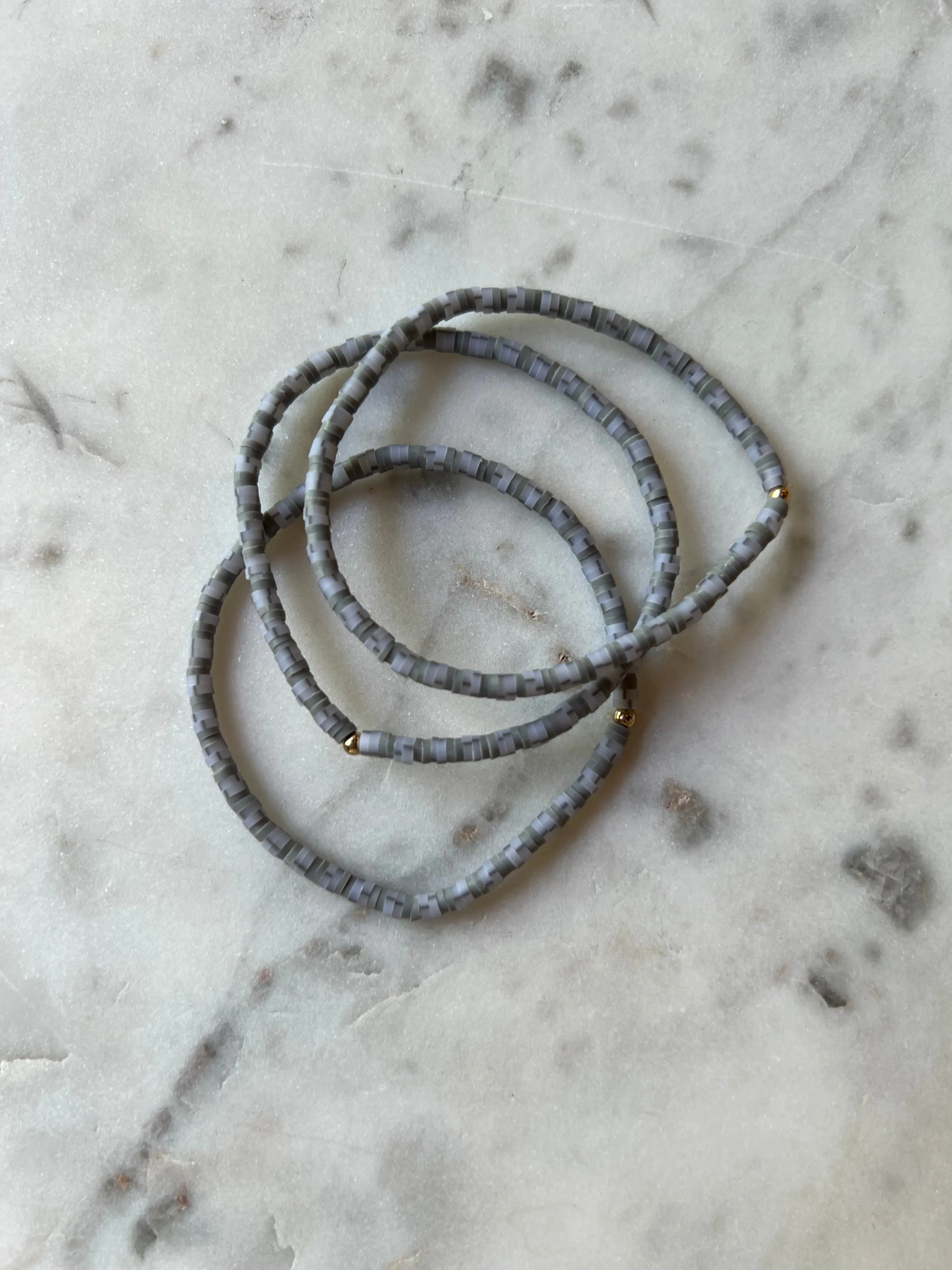 Thin Rubber Disk Bracelets