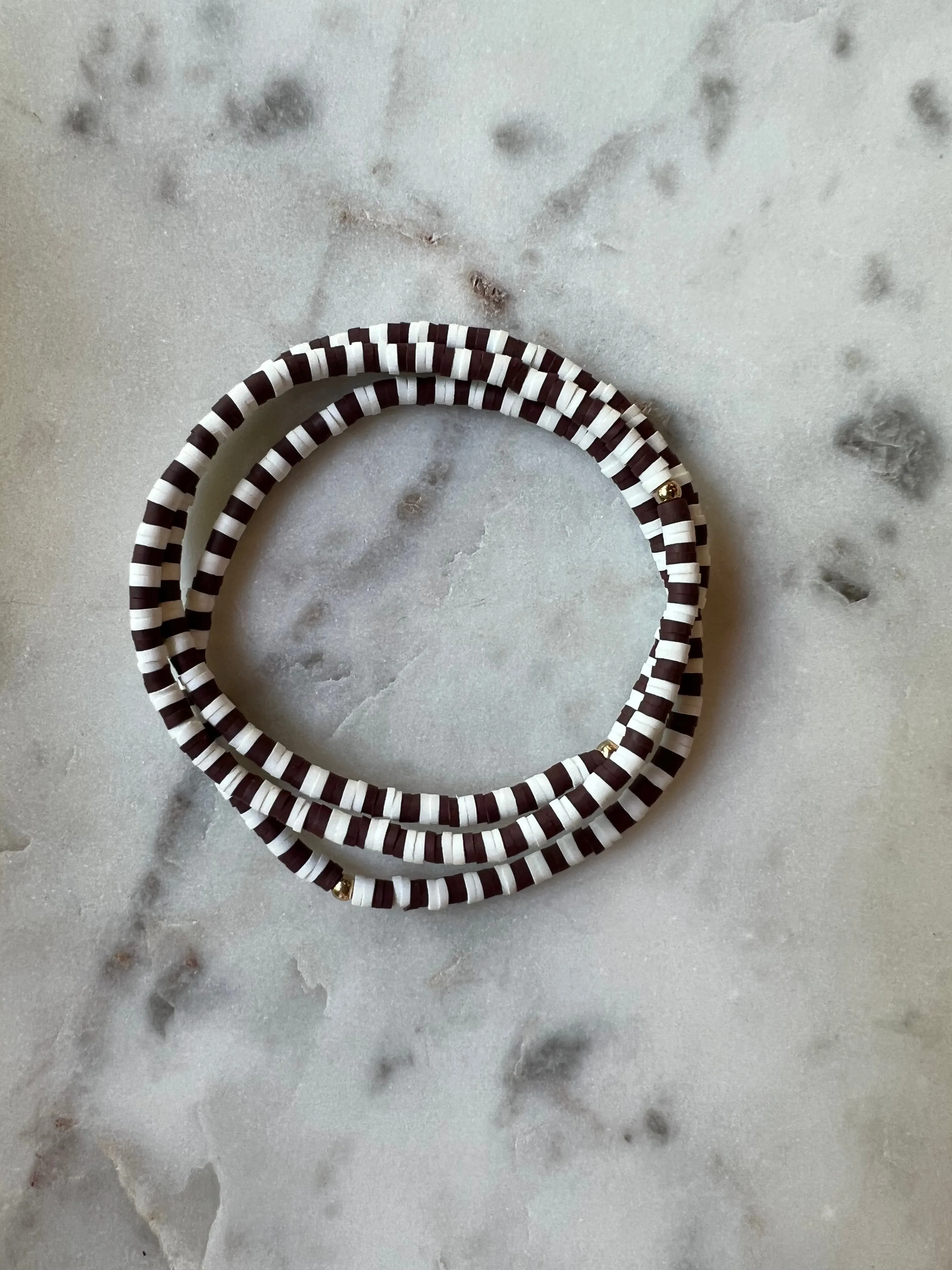 Thin Rubber Disk Bracelets