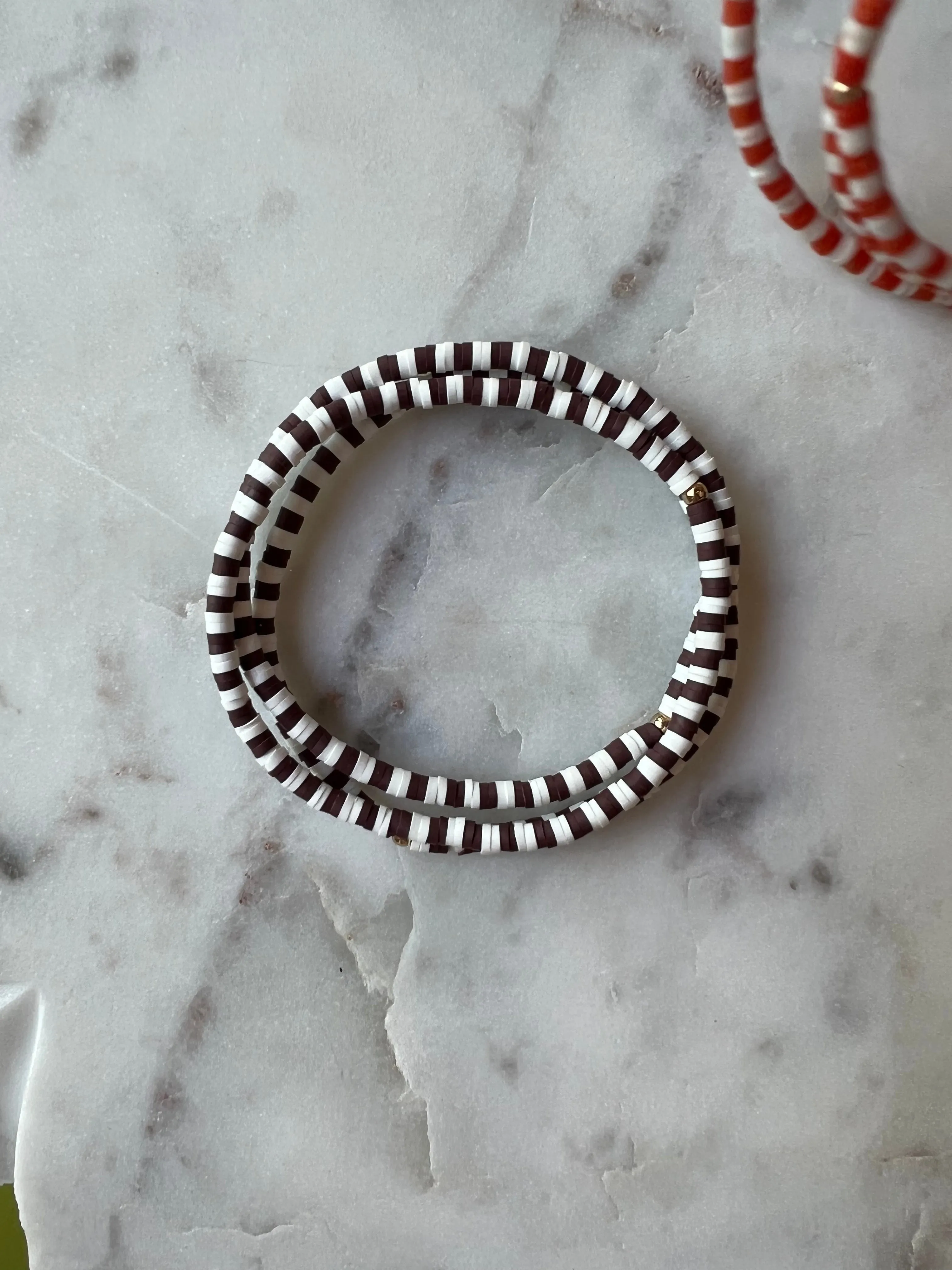 Thin Rubber Disk Bracelets