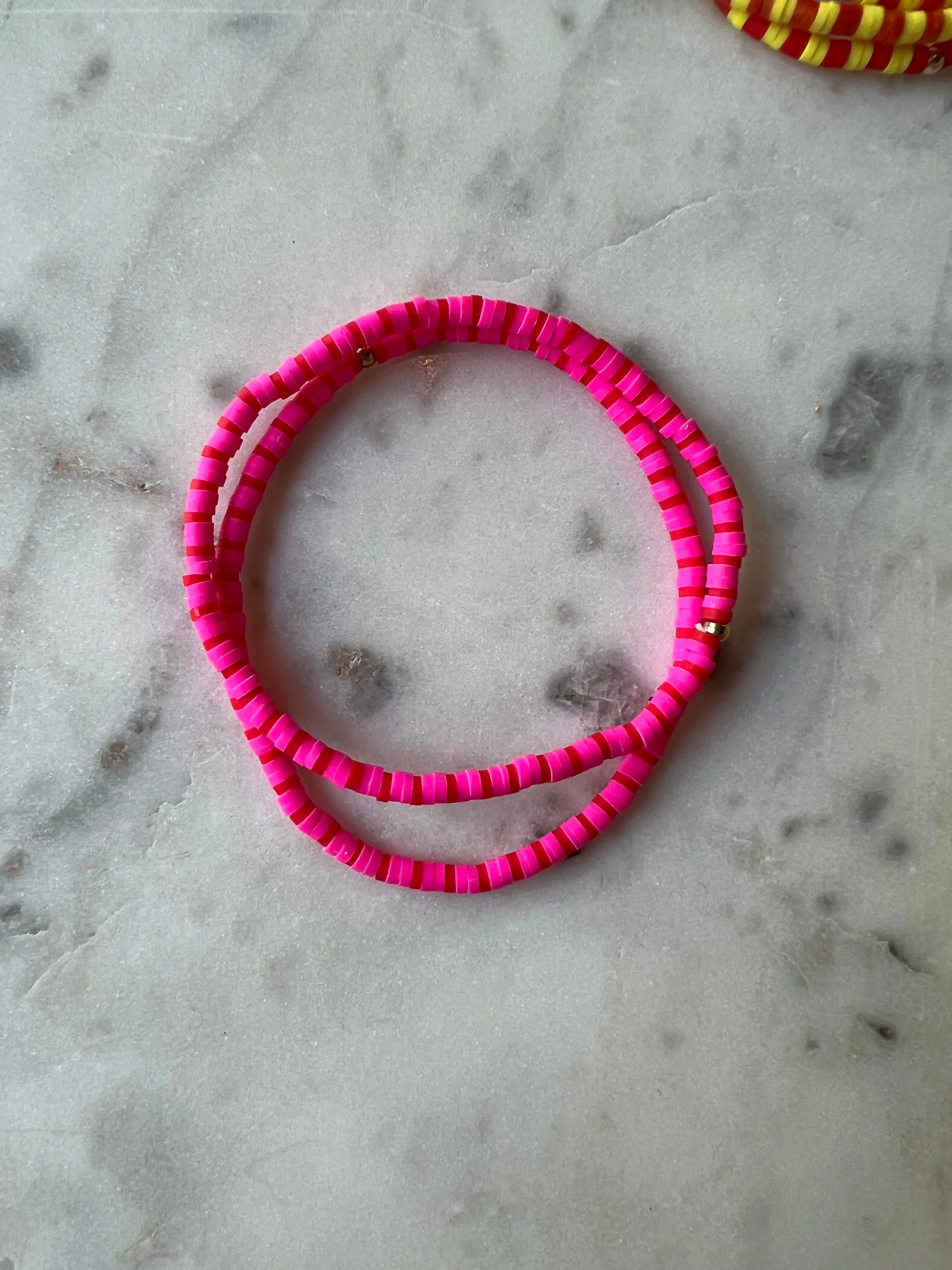 Thin Rubber Disk Bracelets