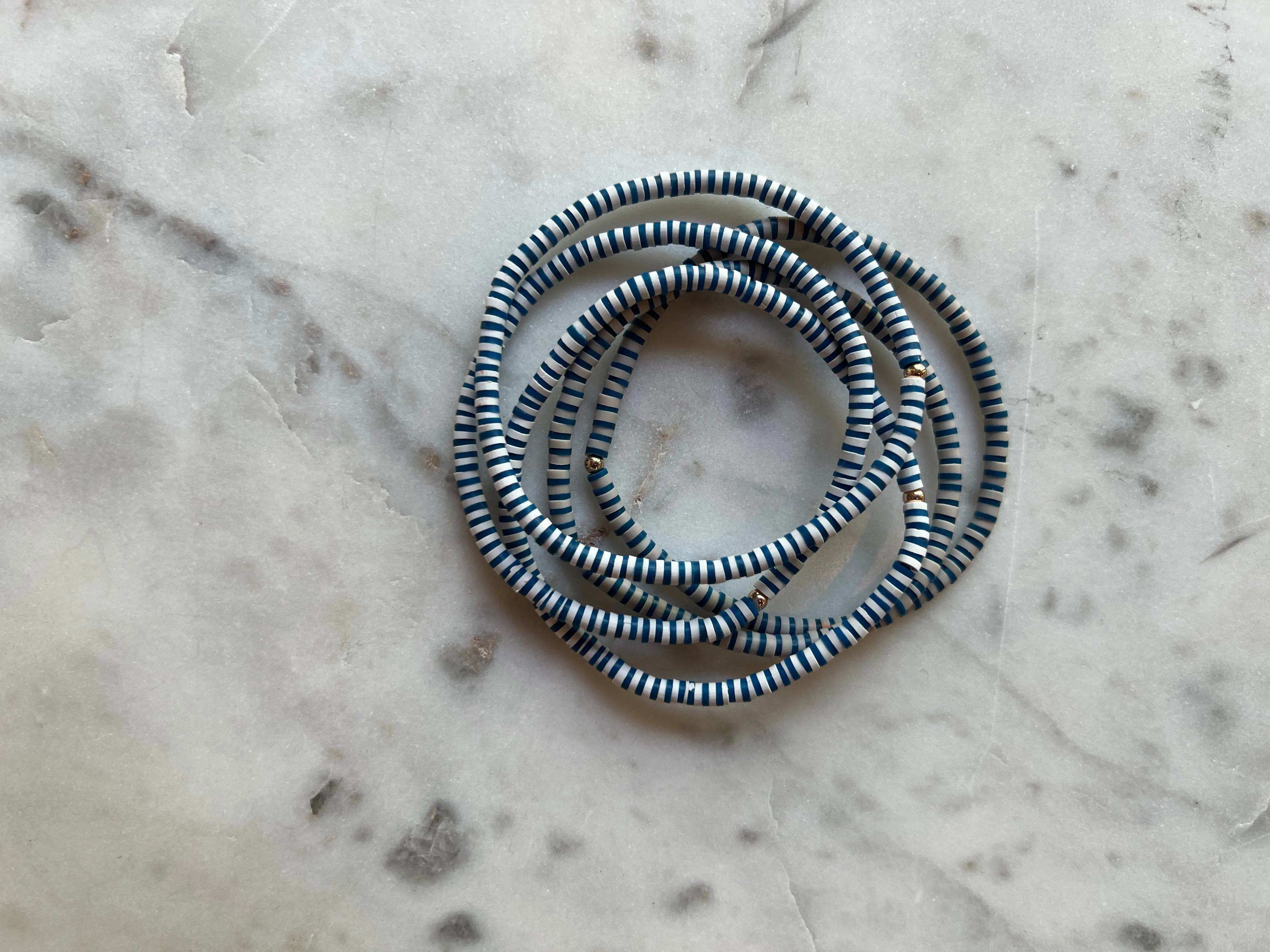 Thin Rubber Disk Bracelets