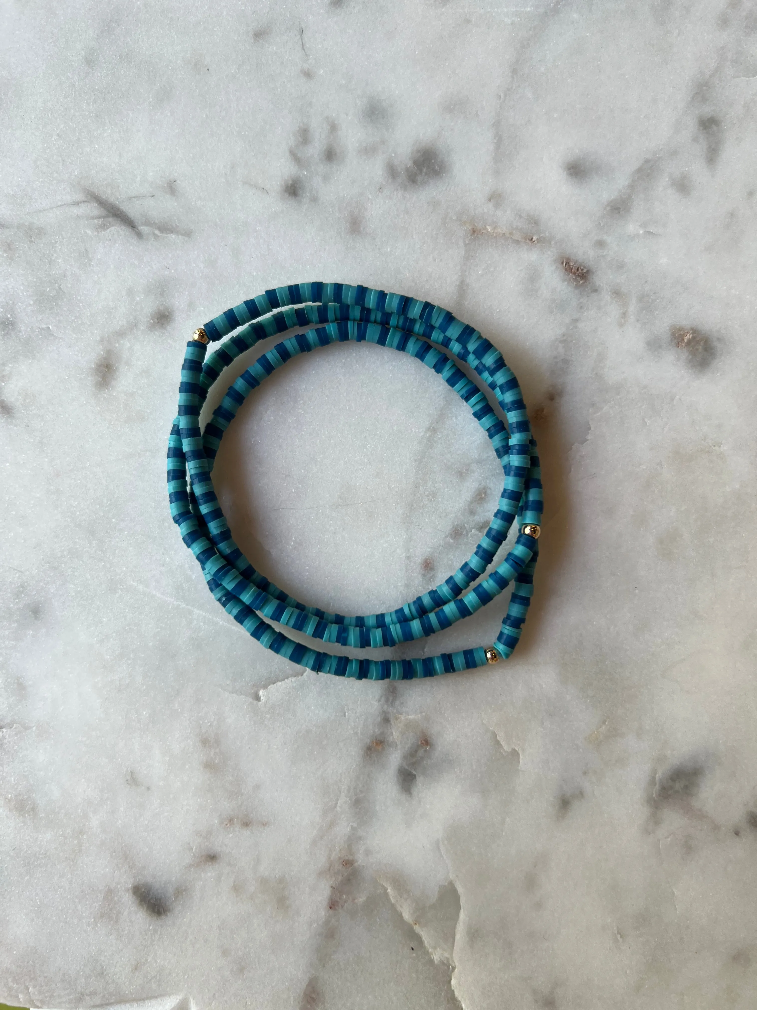 Thin Rubber Disk Bracelets